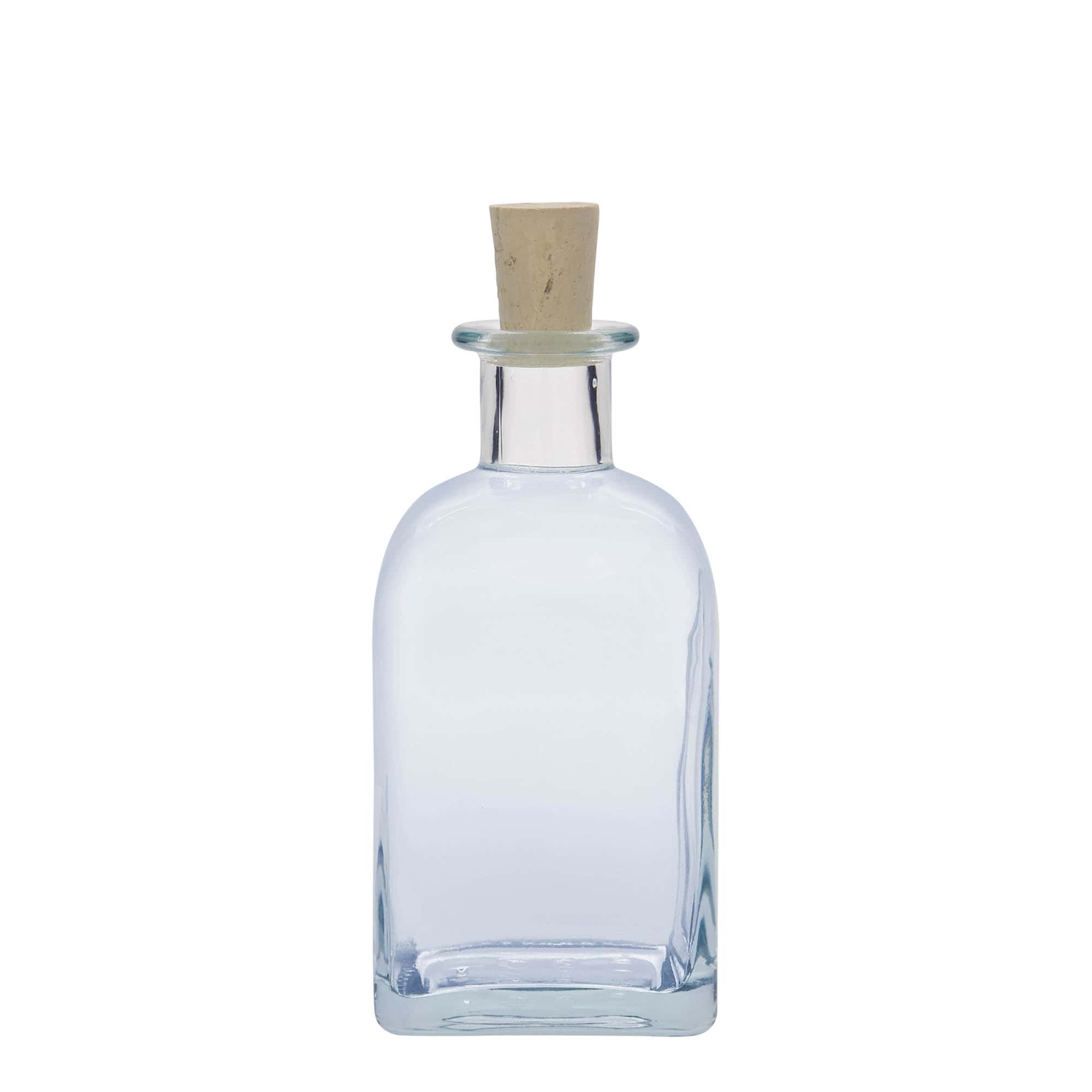 Butelka szklana 350 ml Apotheker Carré, kwadratowa, otwór: korek
