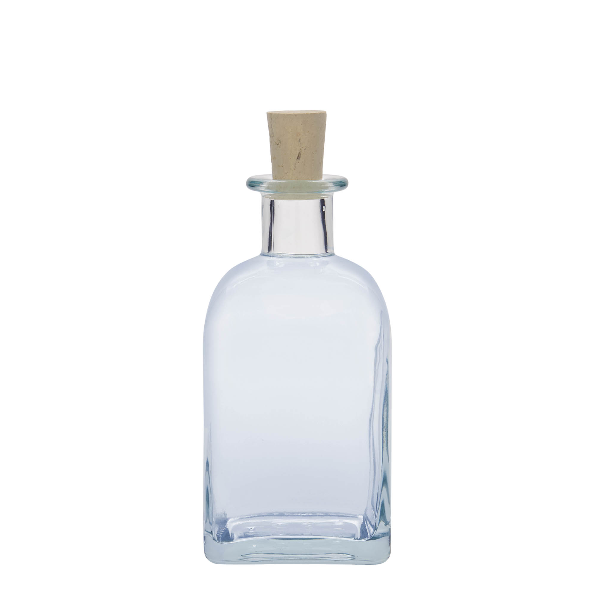Butelka szklana 350 ml Apotheker Carré, kwadratowa, otwór: korek