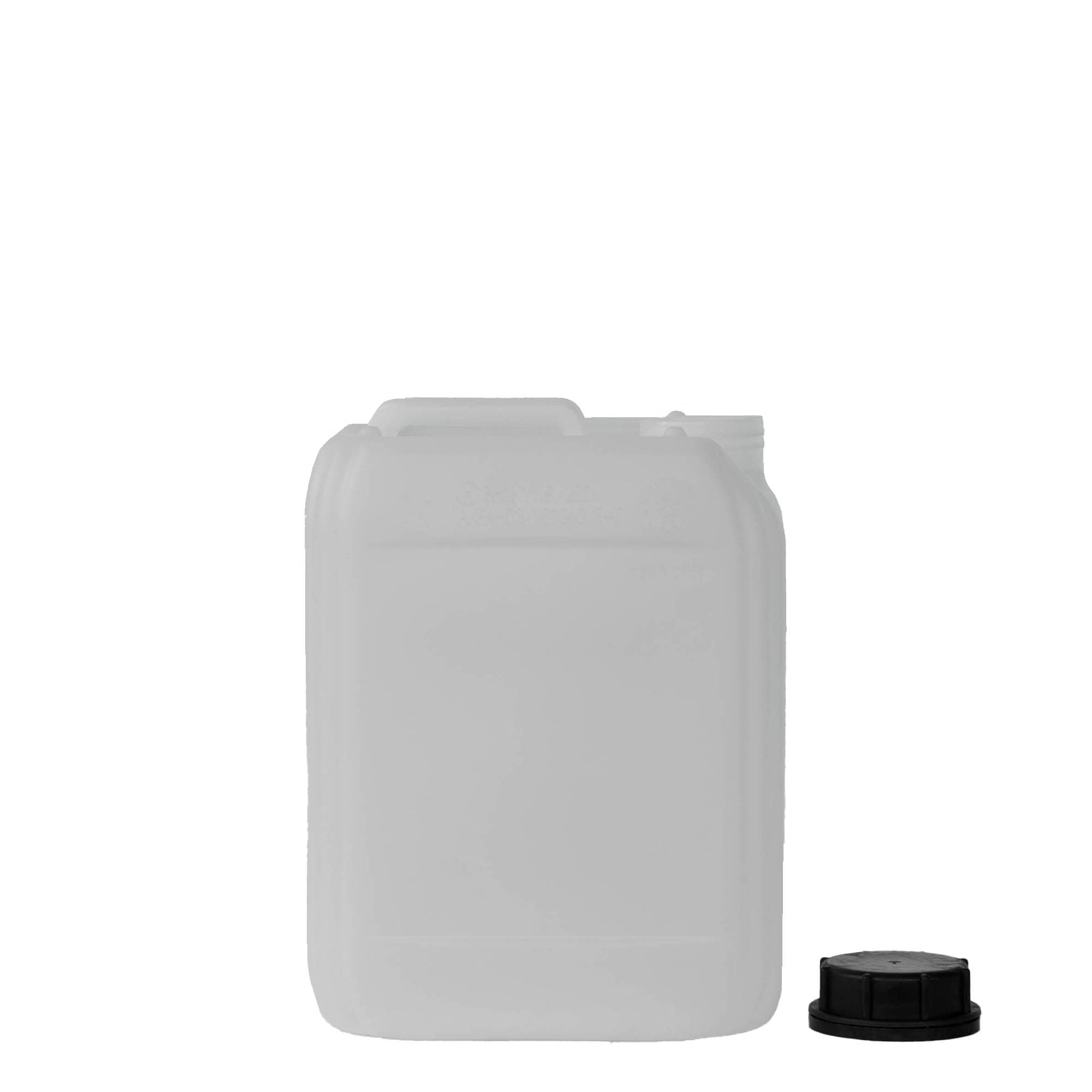 5 l kanister, prostokątny, tworzywo HDPE, naturalny, wylot: ND 55