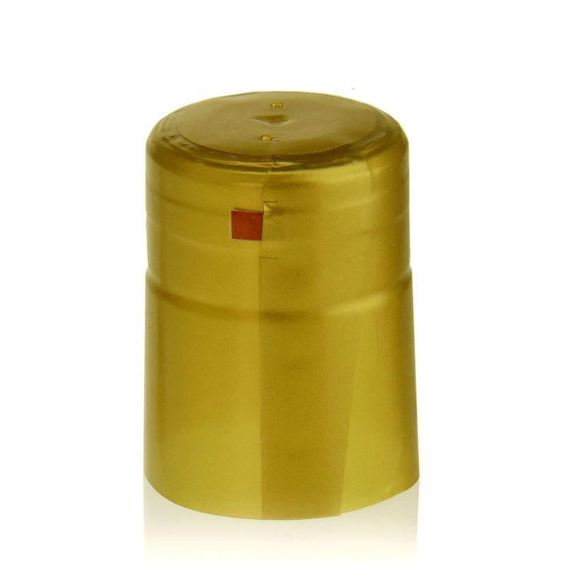 Kapturek termokurczliwy 32x41, tworzywo sztuczne PVC, kolor złoty