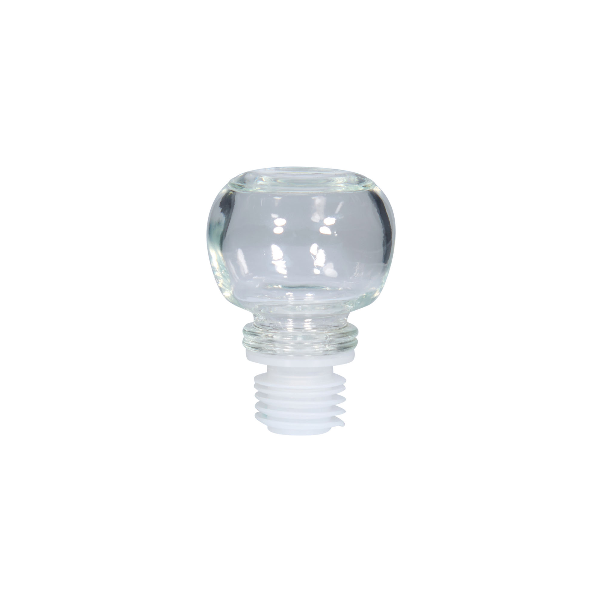 Korek z uchwytem 19 mm, szkło, do wlewu: korek