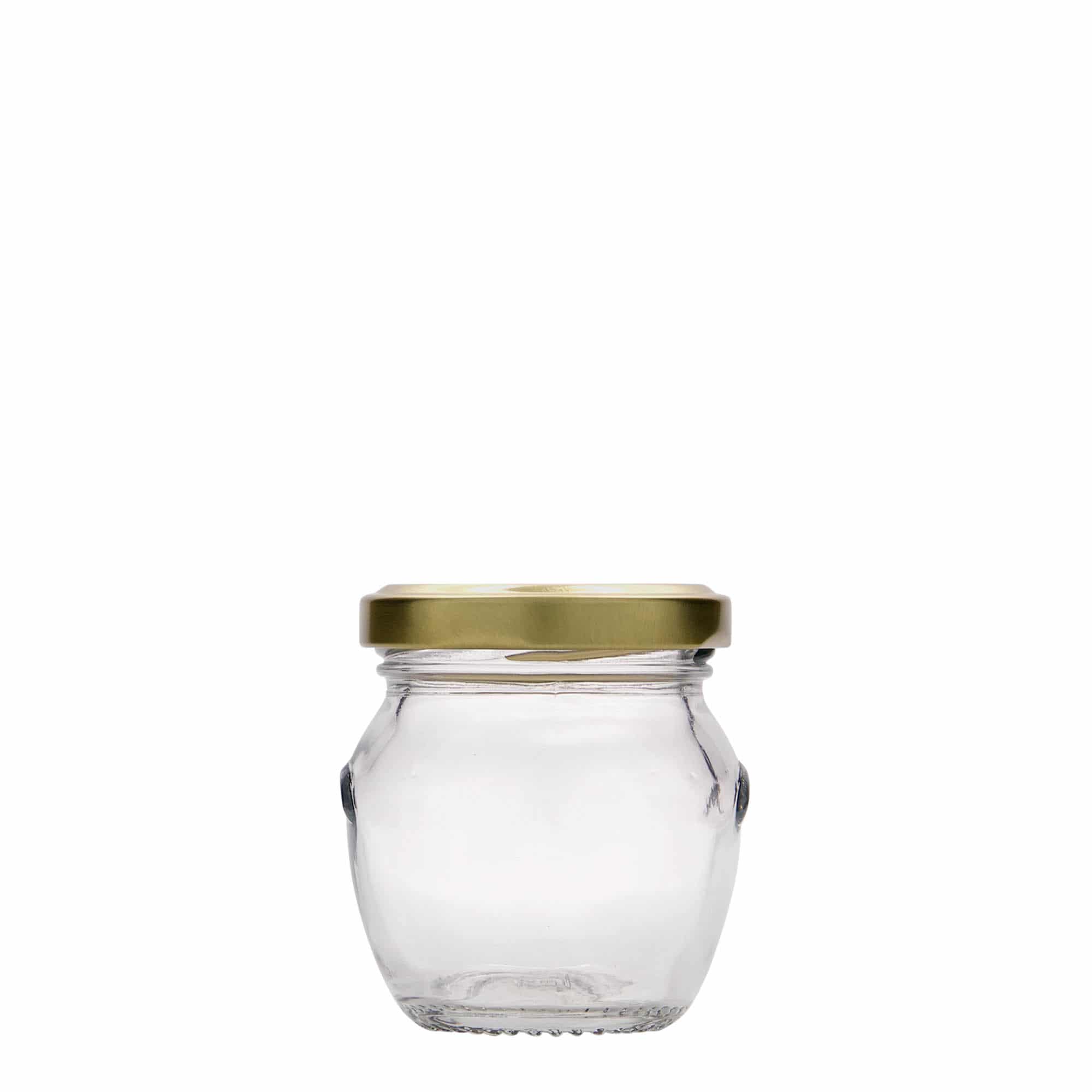 100 ml szklany pojemnik ozdobny 'Orcio', otwór: Twist-Off (TO 53)