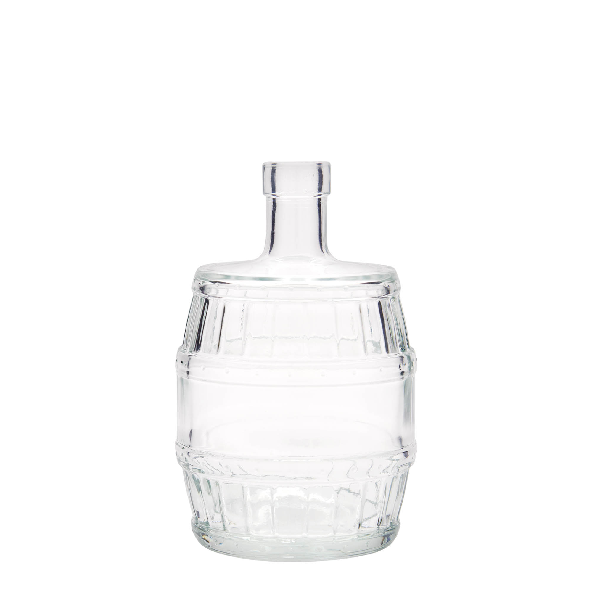 500 ml butelka szklana „beczka”, otwór: korek 500 ml butelka szklana „beczka”, otwór: korek