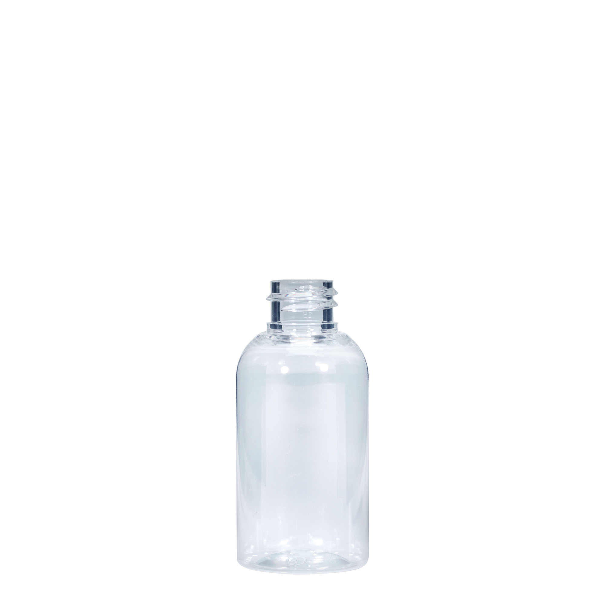 50 ml butelka PET „Boston”, plastik, gwint: 20/410 50 ml butelka PET „Boston”, plastik, gwint: 20/410