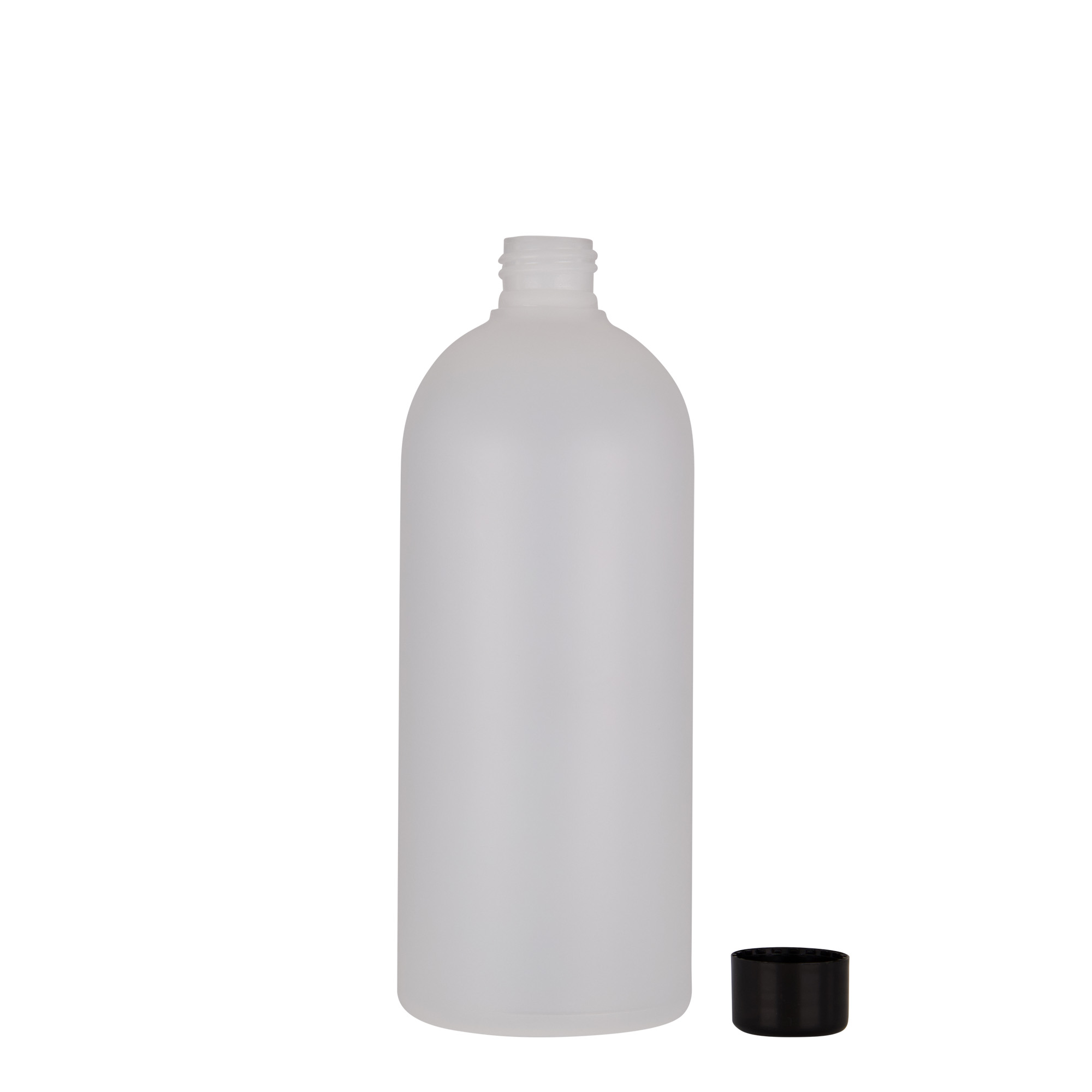 500 ml butelka plastikowa „Tuffy”, HDPE, naturalna, gwint: 24/410