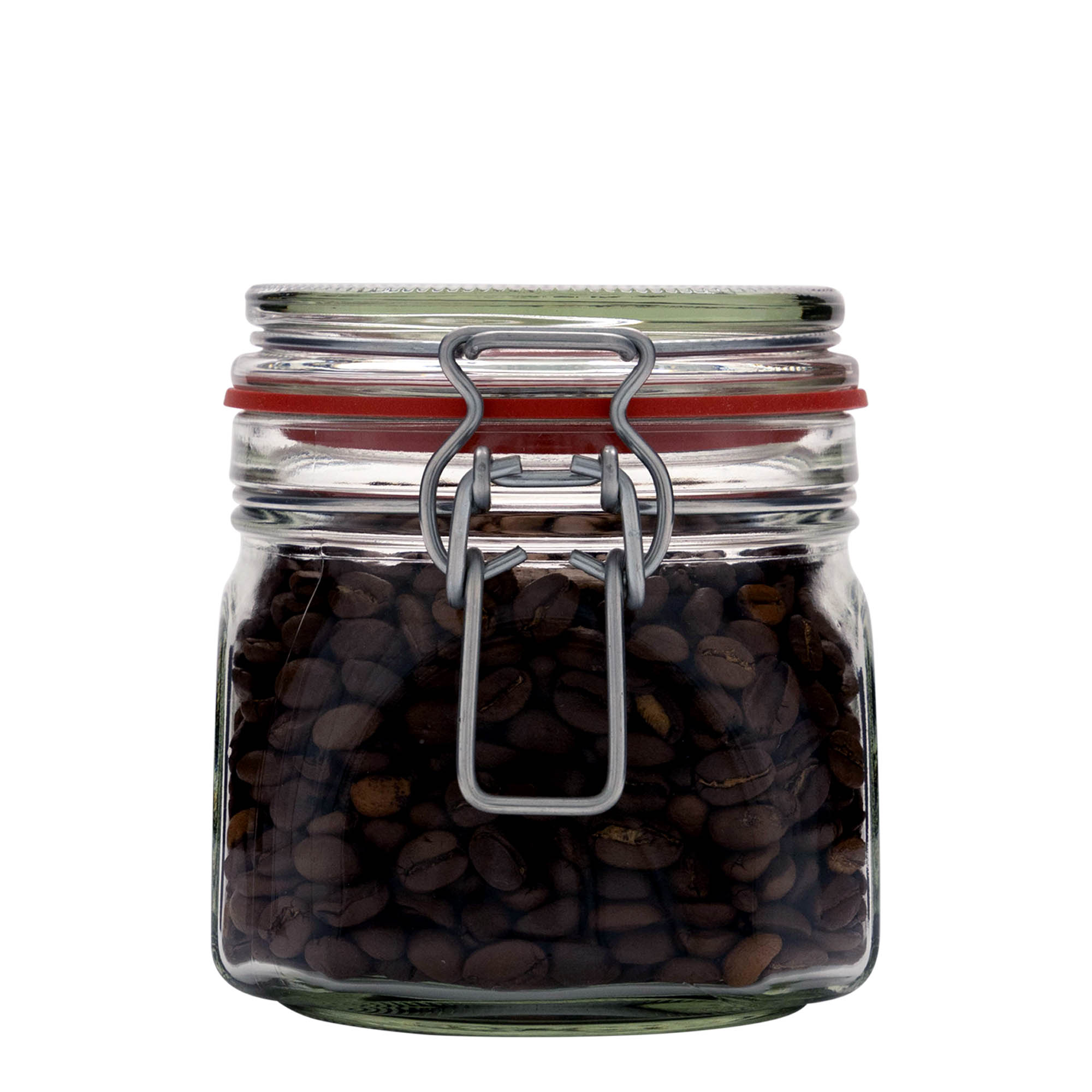 630 ml słoik z drucianym zamknięciem, kwadratowy, otwór: zamknięcie na druciany zaczep 630 ml słoik z drucianym zamknięciem, kwadratowy, otwór: zamknięcie na druciany zaczep