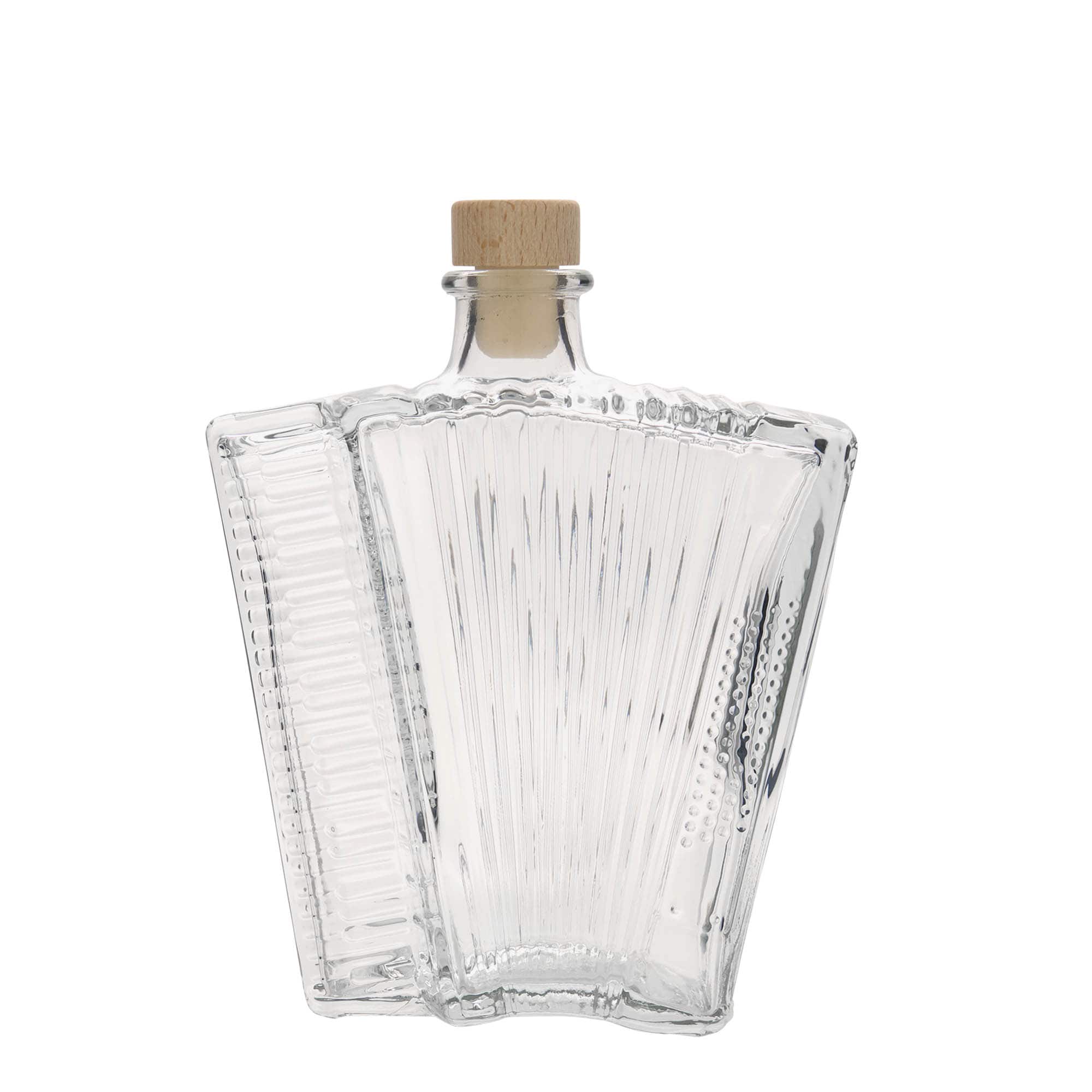 500 ml butelka szklana „Akkordeon”, otwór: korek