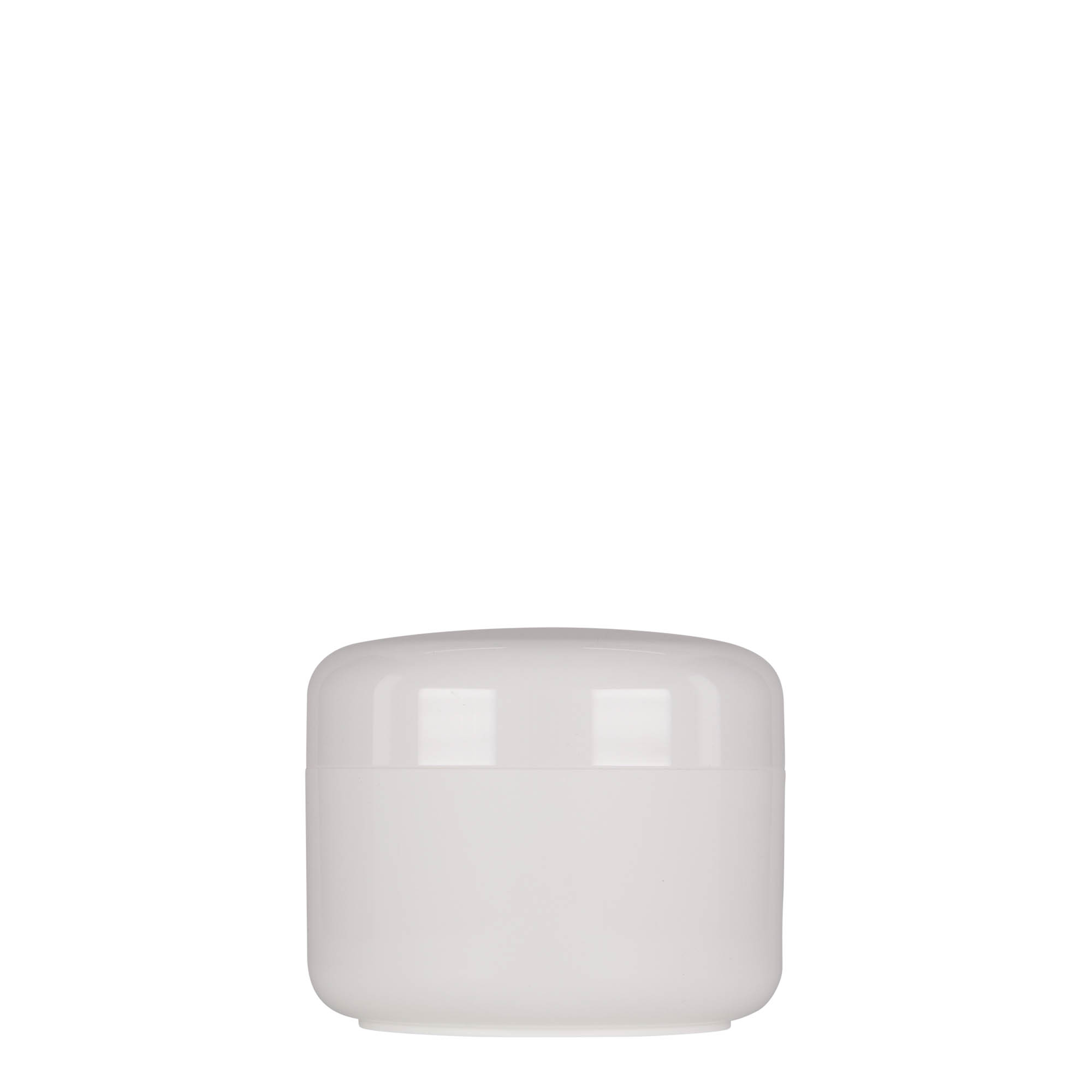 200 ml plastikowy pojemnik „Bianca”, PP, biały, otwór: zakrętka na gwint