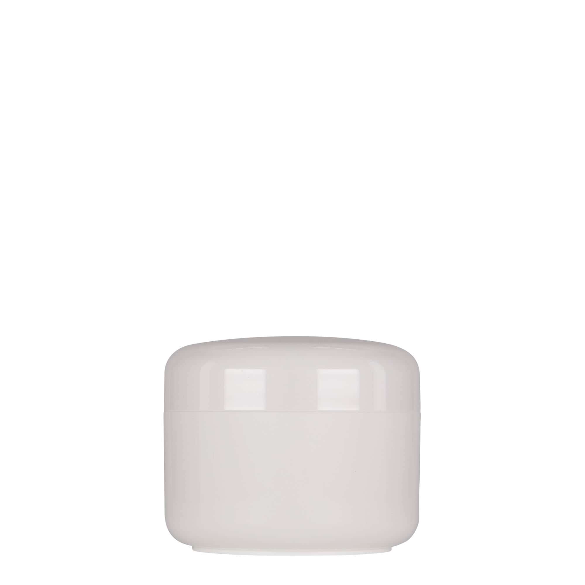 200 ml plastikowy pojemnik „Bianca”, PP, biały, otwór: zakrętka na gwint