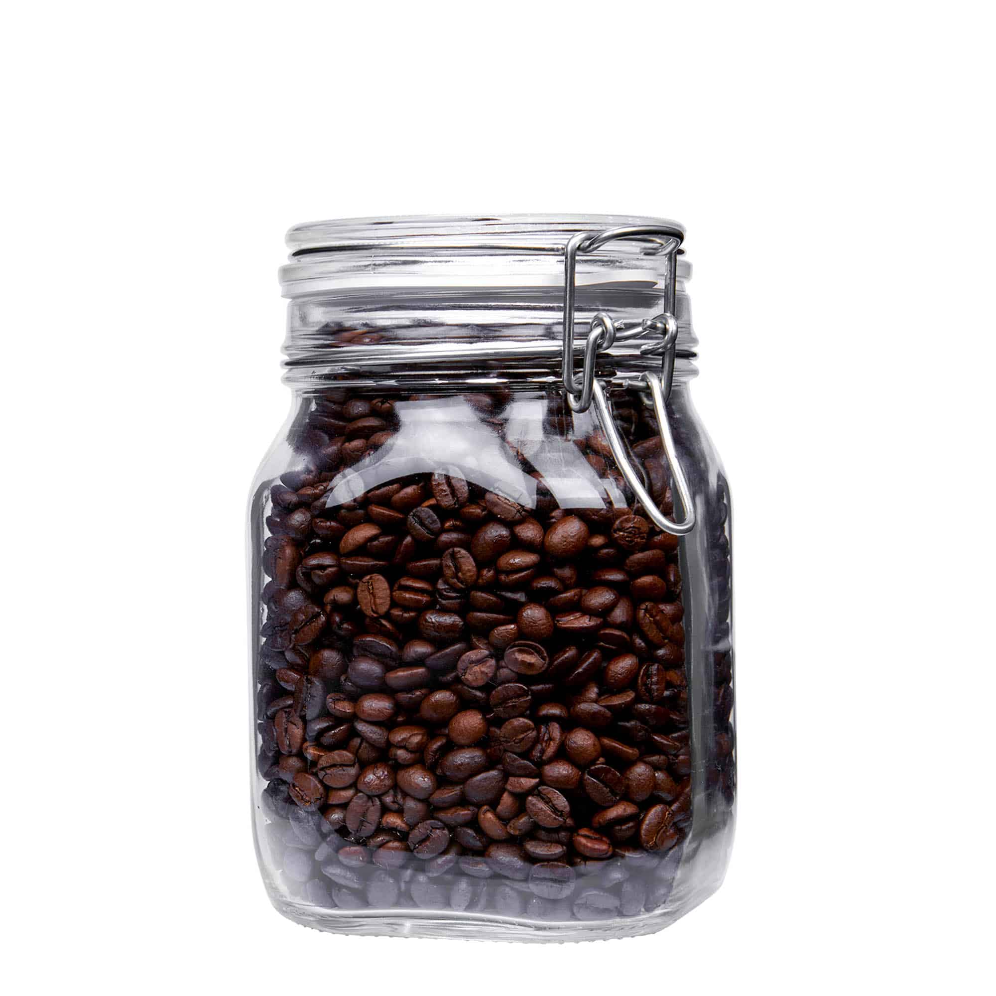 1.000 ml słoik z drucianym zamknięciem „Fido”, kwadratowy, otwór: zamknięcie z drucianym zatrzaskiem 1.000 ml słoik z drucianym zamknięciem „Fido”, kwadratowy, otwór: zamknięcie z drucianym zatrzaskiem