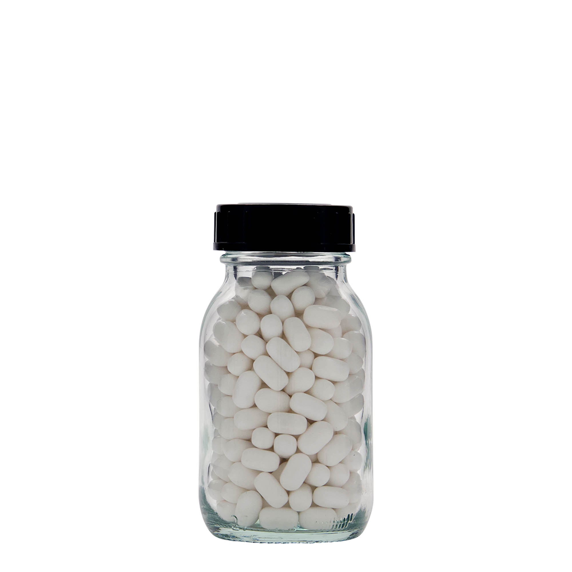 125 ml słoik o szerokiej szyjce, gwint: DIN 40 125 ml słoik o szerokiej szyjce, gwint: DIN 40