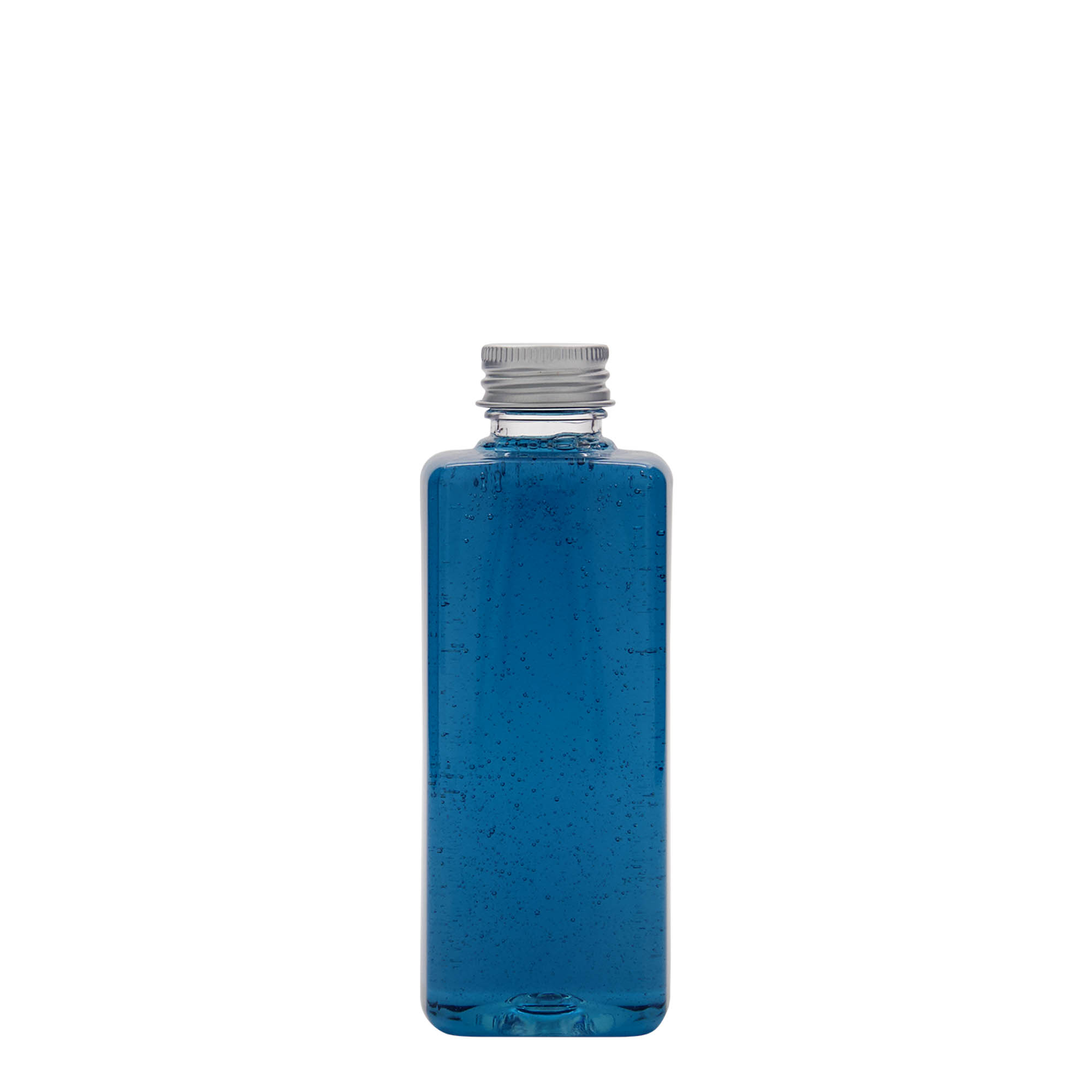 200 ml butelka PET „Karl”, kwadratowa, plastik, gwint: 24/410