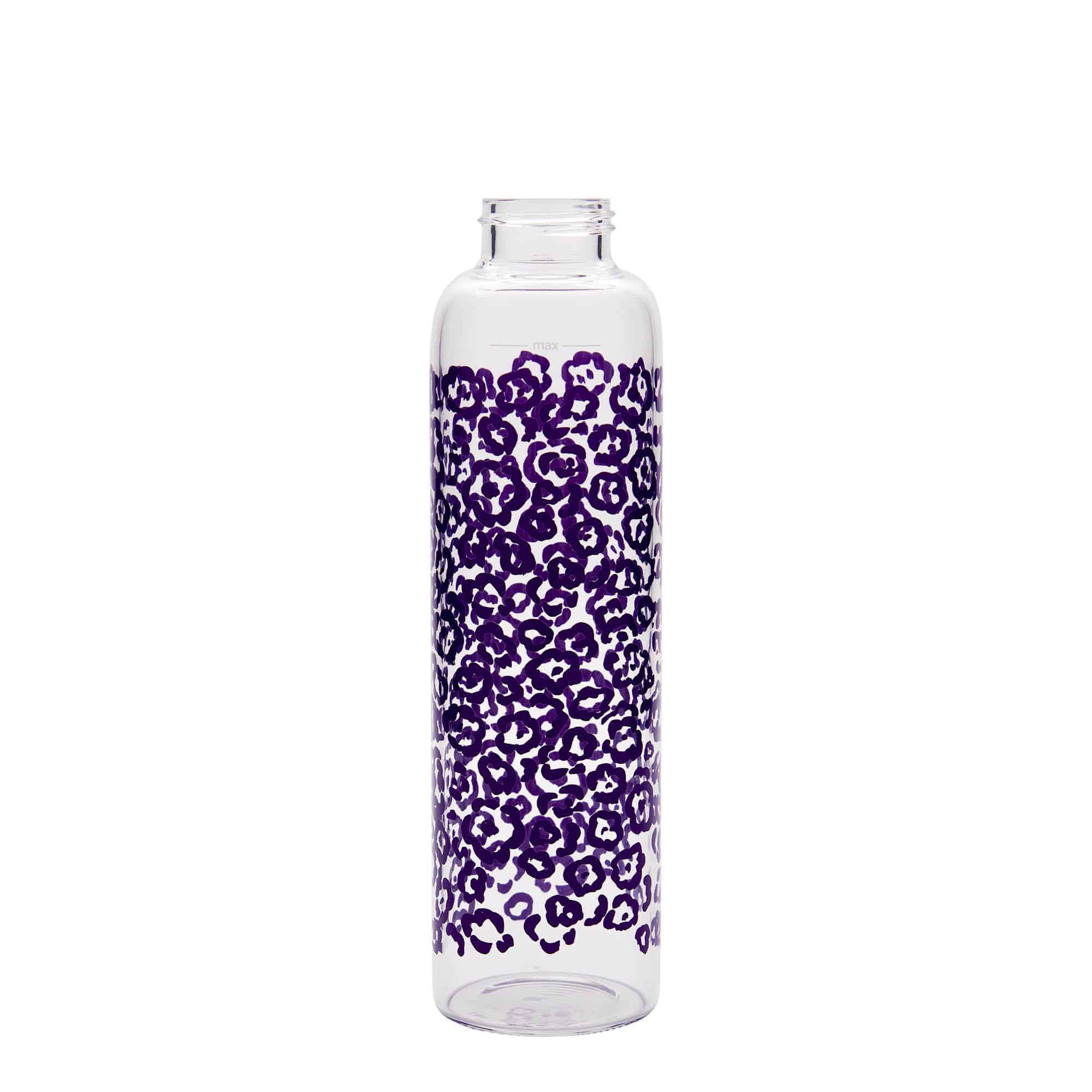 500 ml butelka do picia 'Perseus', wzór: kwiaty lilii, zamknięcie: zakrętka