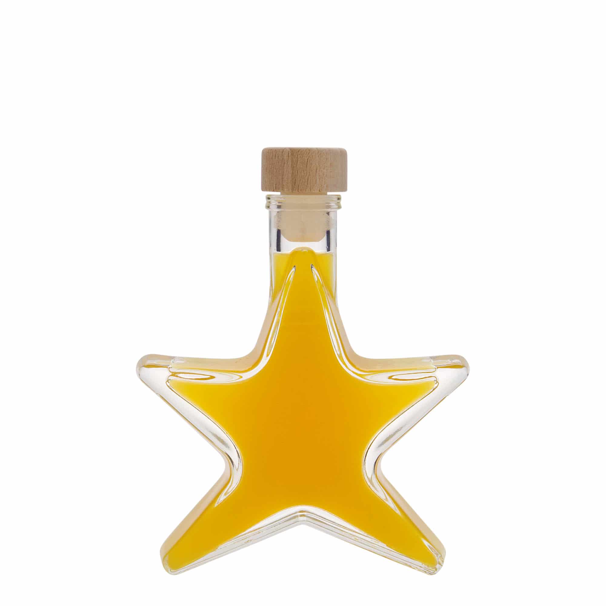 100 ml butelka szklana 'Gwiazda', zamknięcie: korek