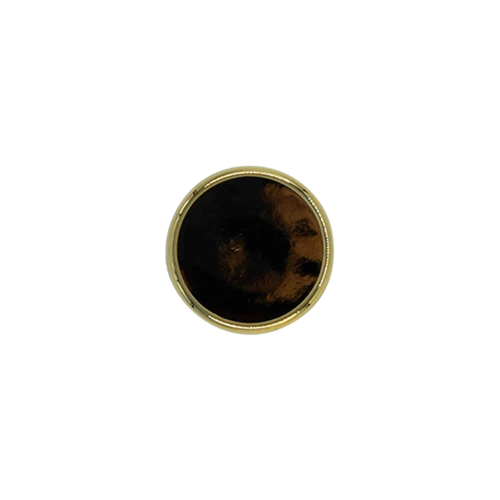 Korek z uchwytem 19 mm, tworzywo sztuczne, złoty, do ustnika: korek Korek z uchwytem 19 mm, tworzywo sztuczne, złoty, do ustnika: korek