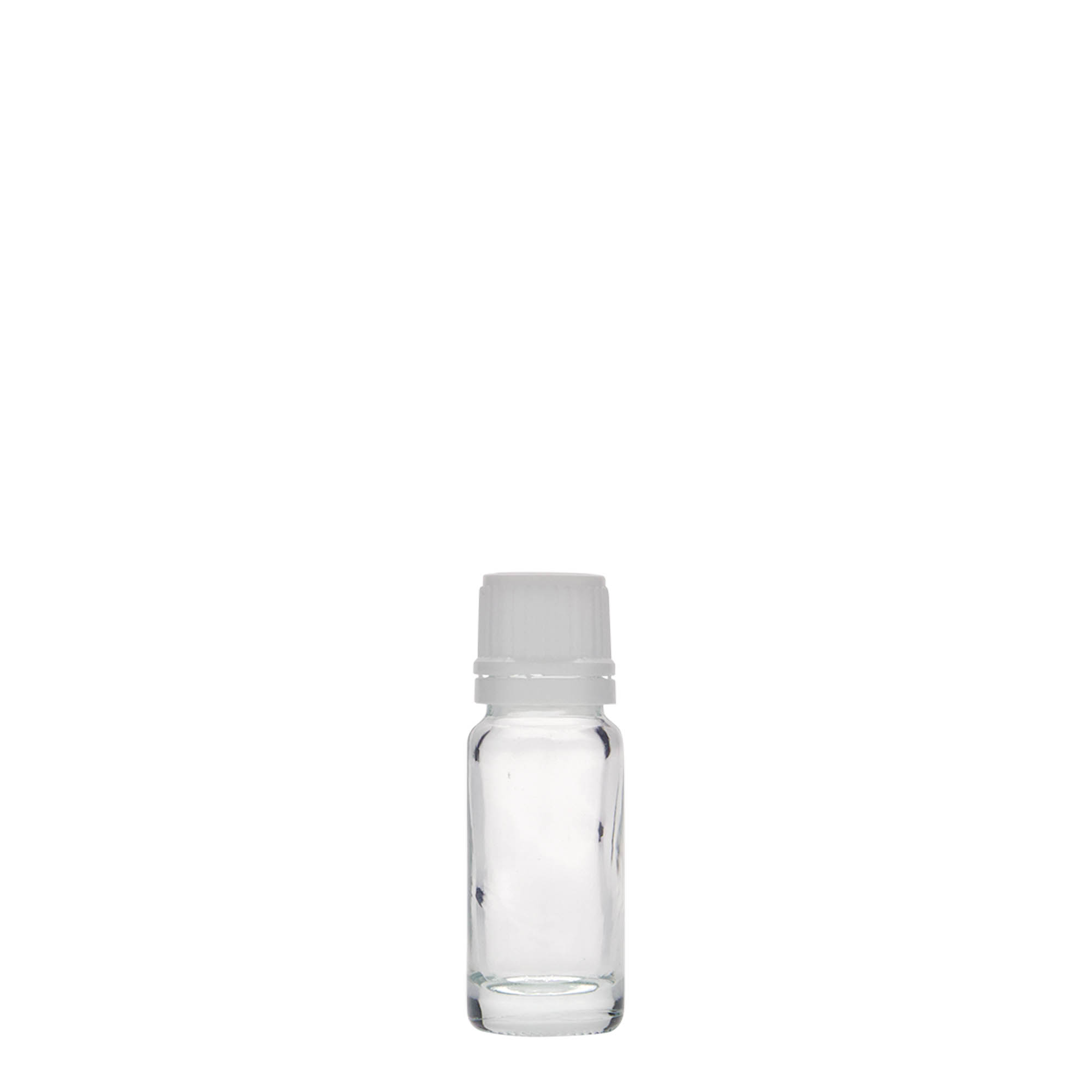 10 ml butelka medyczna, szkło, szyjka: DIN 18