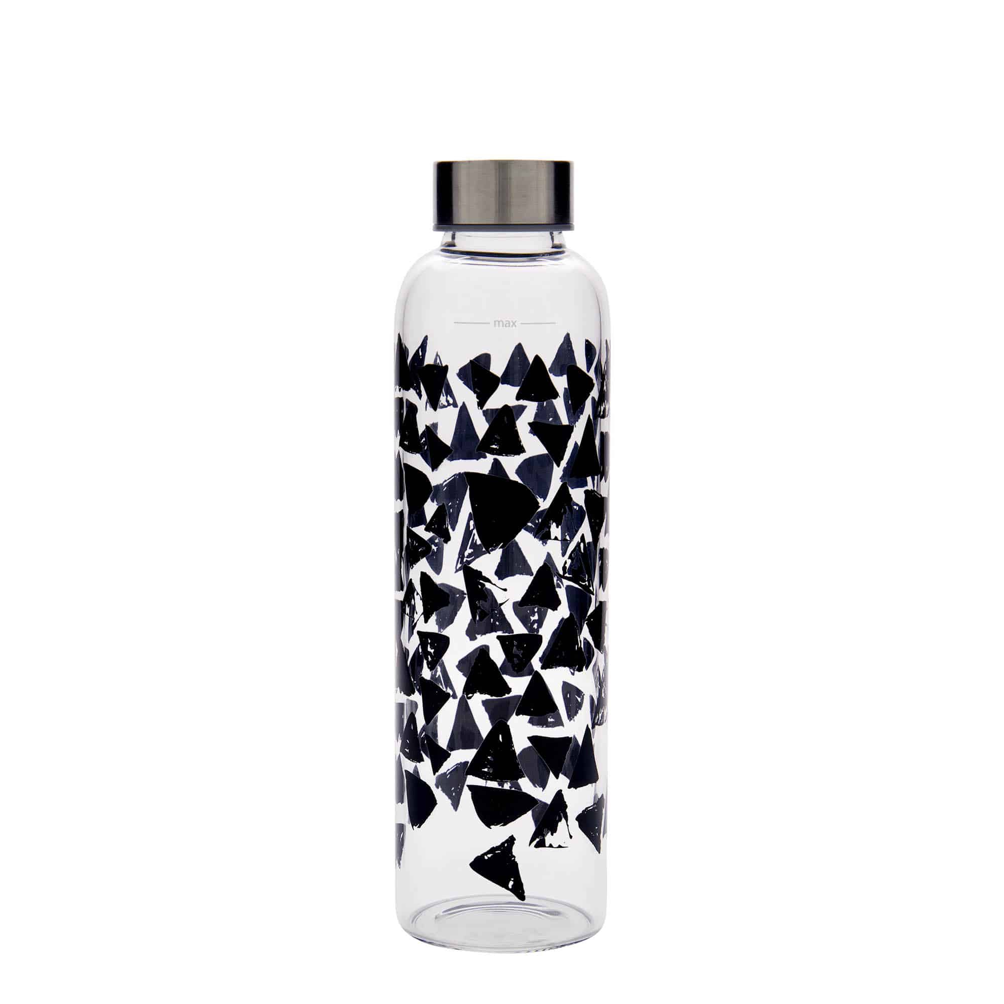 500 ml butelka do picia 'Perseus', wzór: czarne trójkąty, zamknięcie: zakrętka 500 ml butelka do picia 'Perseus', wzór: czarne trójkąty, zamknięcie: zakrętka