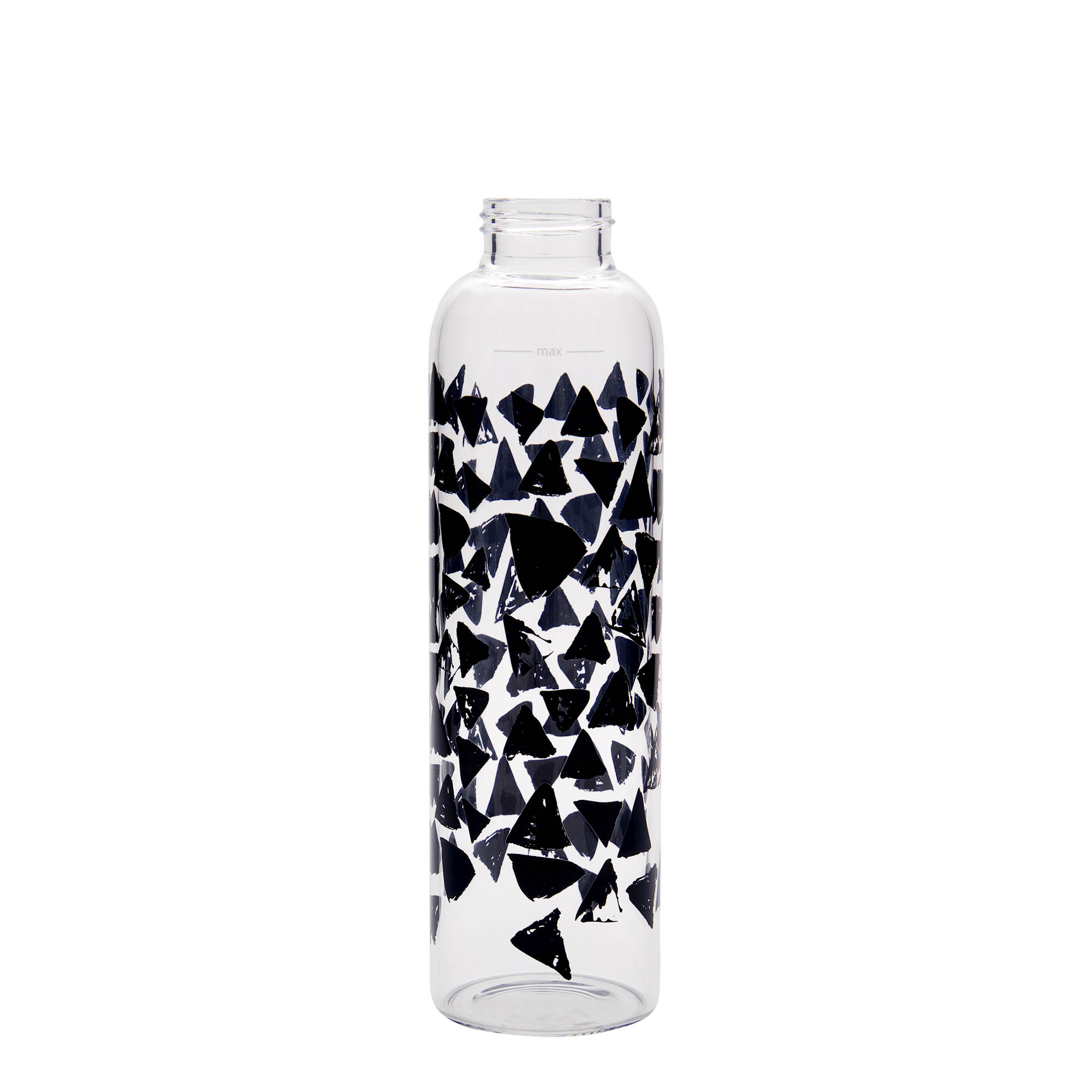 500 ml butelka do picia 'Perseus', wzór: czarne trójkąty, zamknięcie: zakrętka 500 ml butelka do picia 'Perseus', wzór: czarne trójkąty, zamknięcie: zakrętka