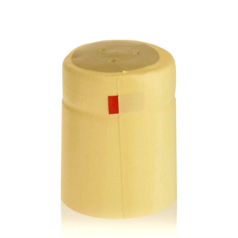Kapturek termokurczliwy 32x41, tworzywo sztuczne PVC, kolor szampan