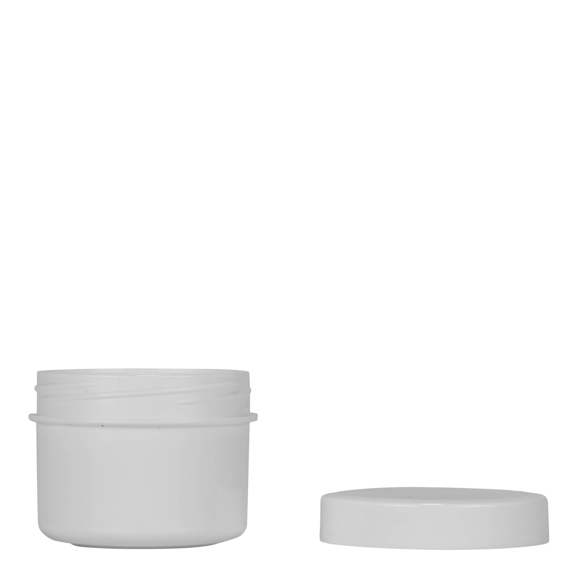35 ml plastikowy pojemnik „White Line”, PP, biały, otwór: zakrętka na gwint