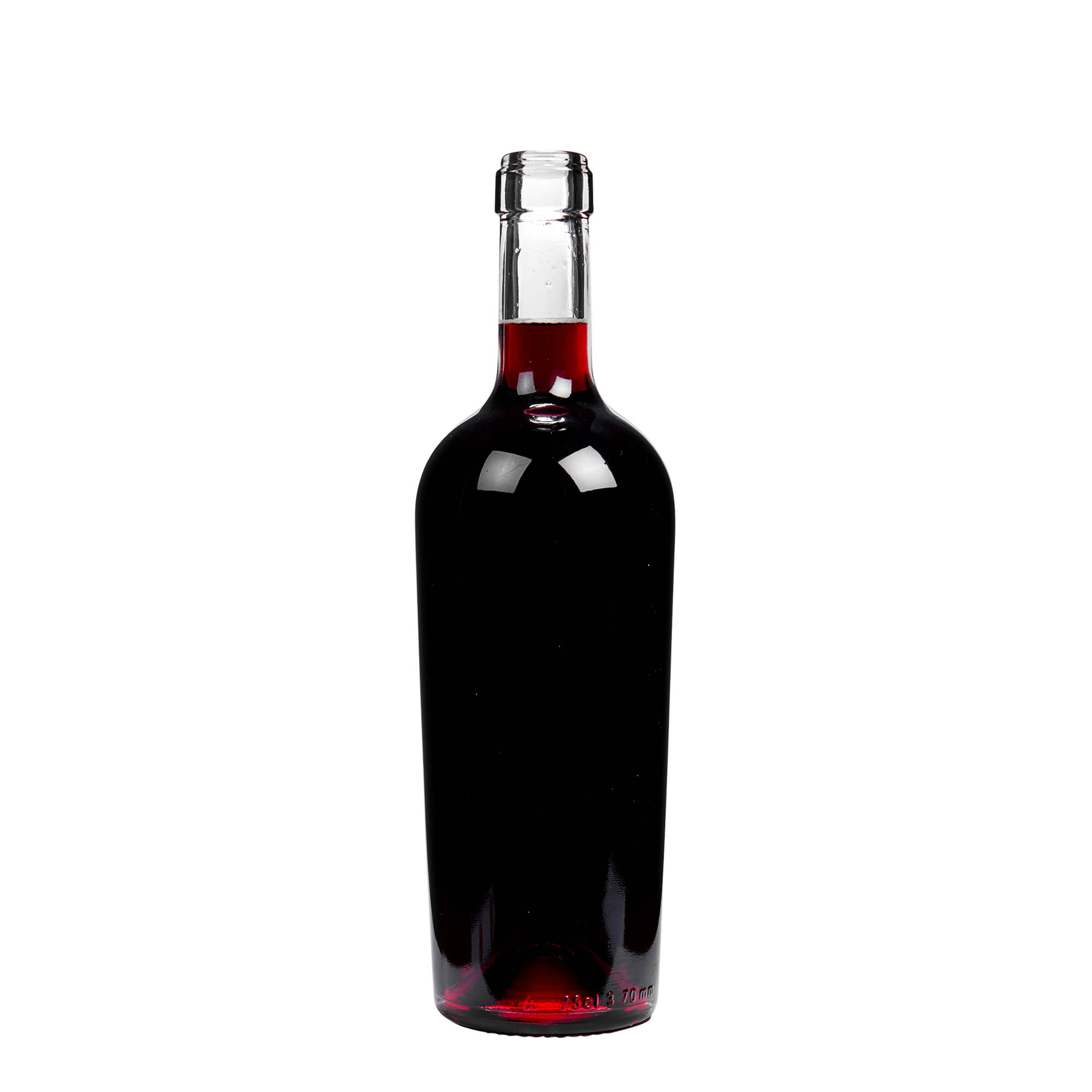 750 ml butelka wina 'Imperiale', korek na szyjce 750 ml butelka wina 'Imperiale', korek na szyjce