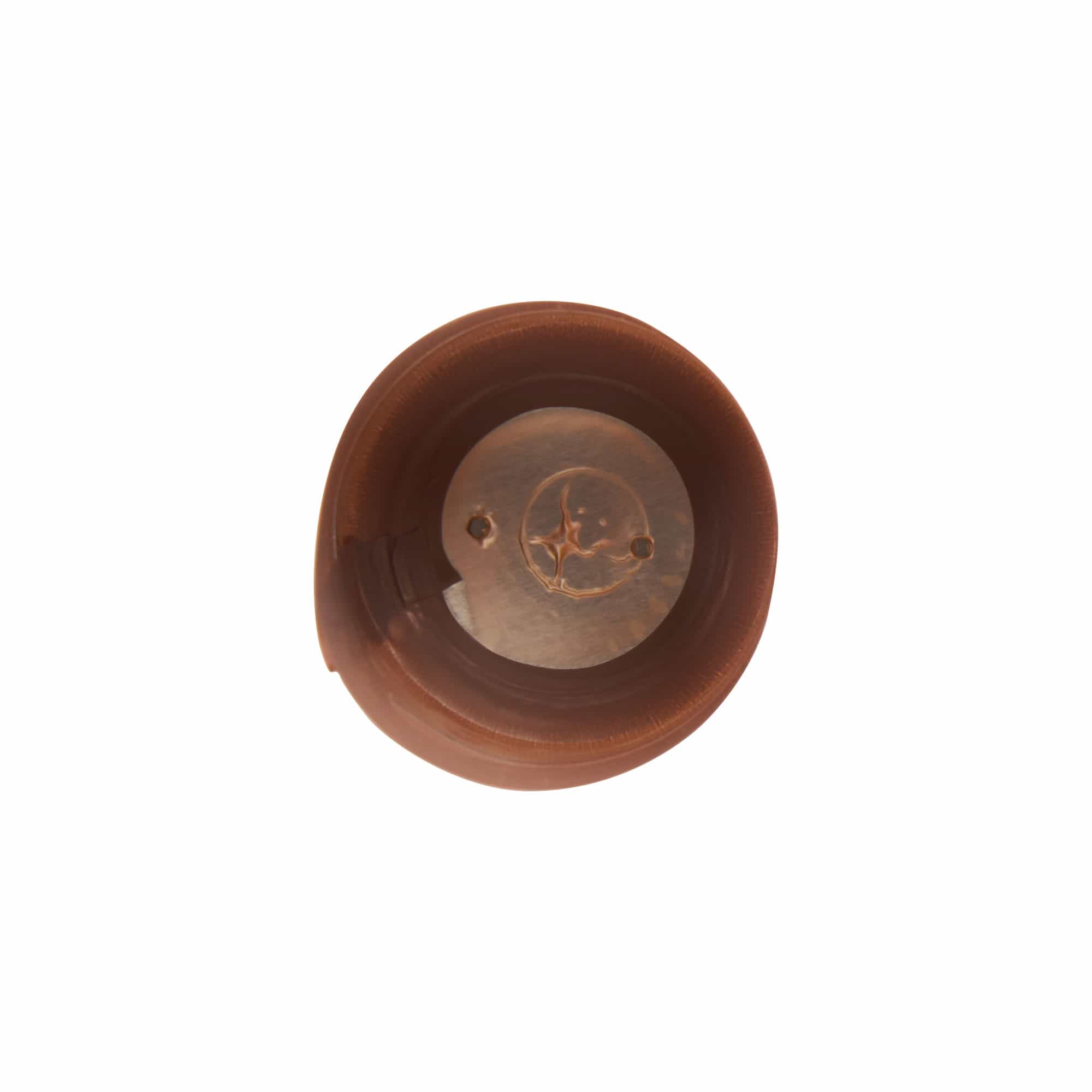 Kapsel termokurczliwy 32x41, tworzywo sztuczne PVC, brązowy