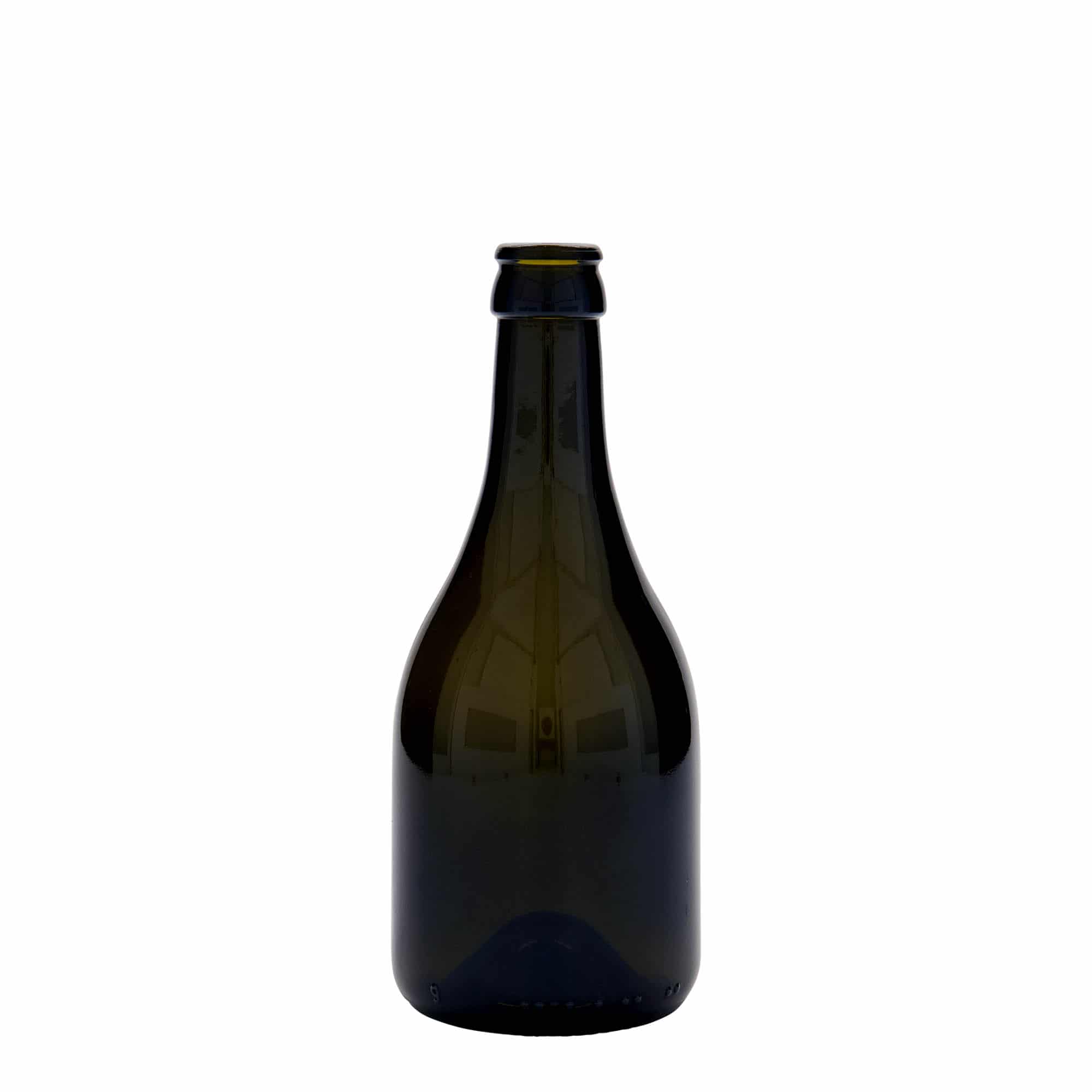 330 ml butelka do piwa 'Horta', szkło, kolor zielony antyczny, zamknięcie: kapsel