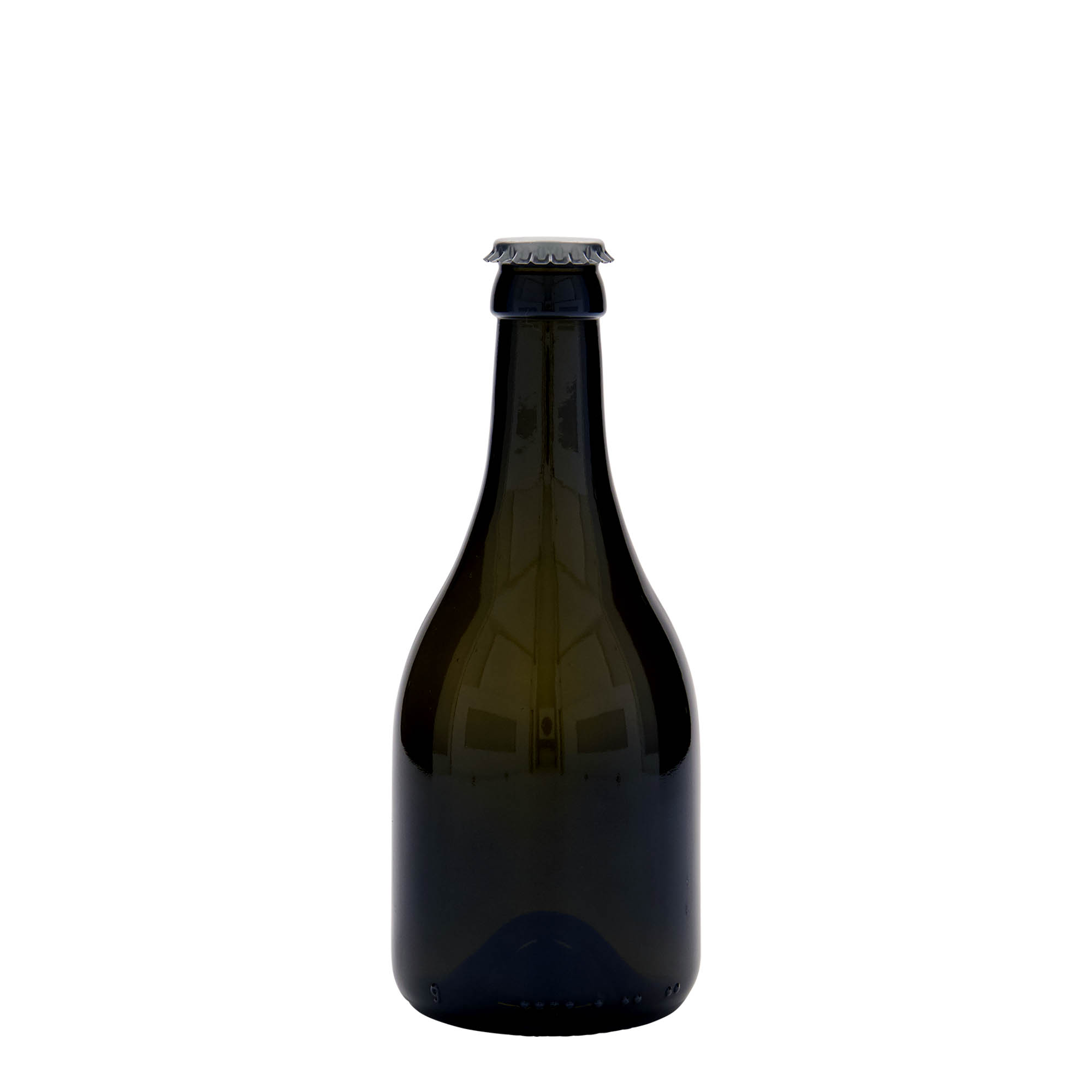 330 ml butelka piwa 'Horta', szkło, antyczny zielony, szyjka: kapsel koronowy