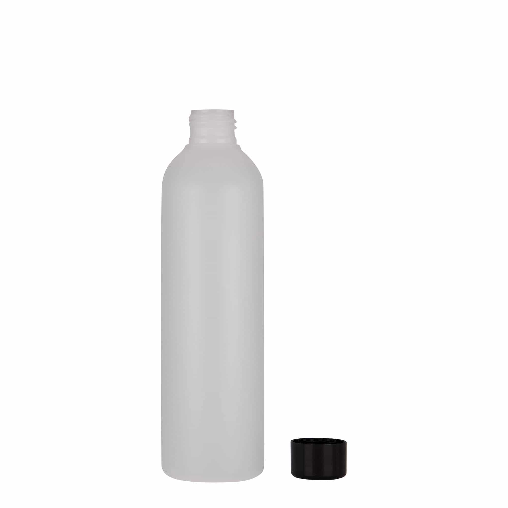 250 ml butelka z tworzywa sztucznego 'Tuffy', HDPE, kolor naturalny, zamknięcie: GPI 24/410