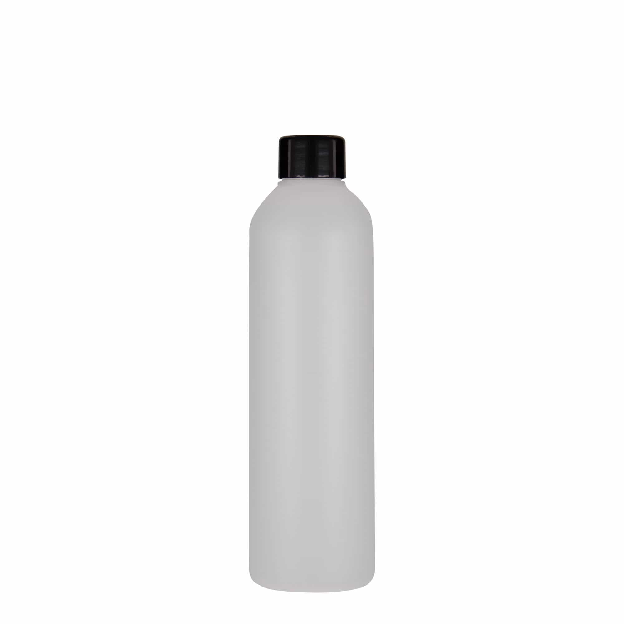 250 ml butelka plastikowa 'Tuffy', HDPE, naturalna, gwint: 24/410