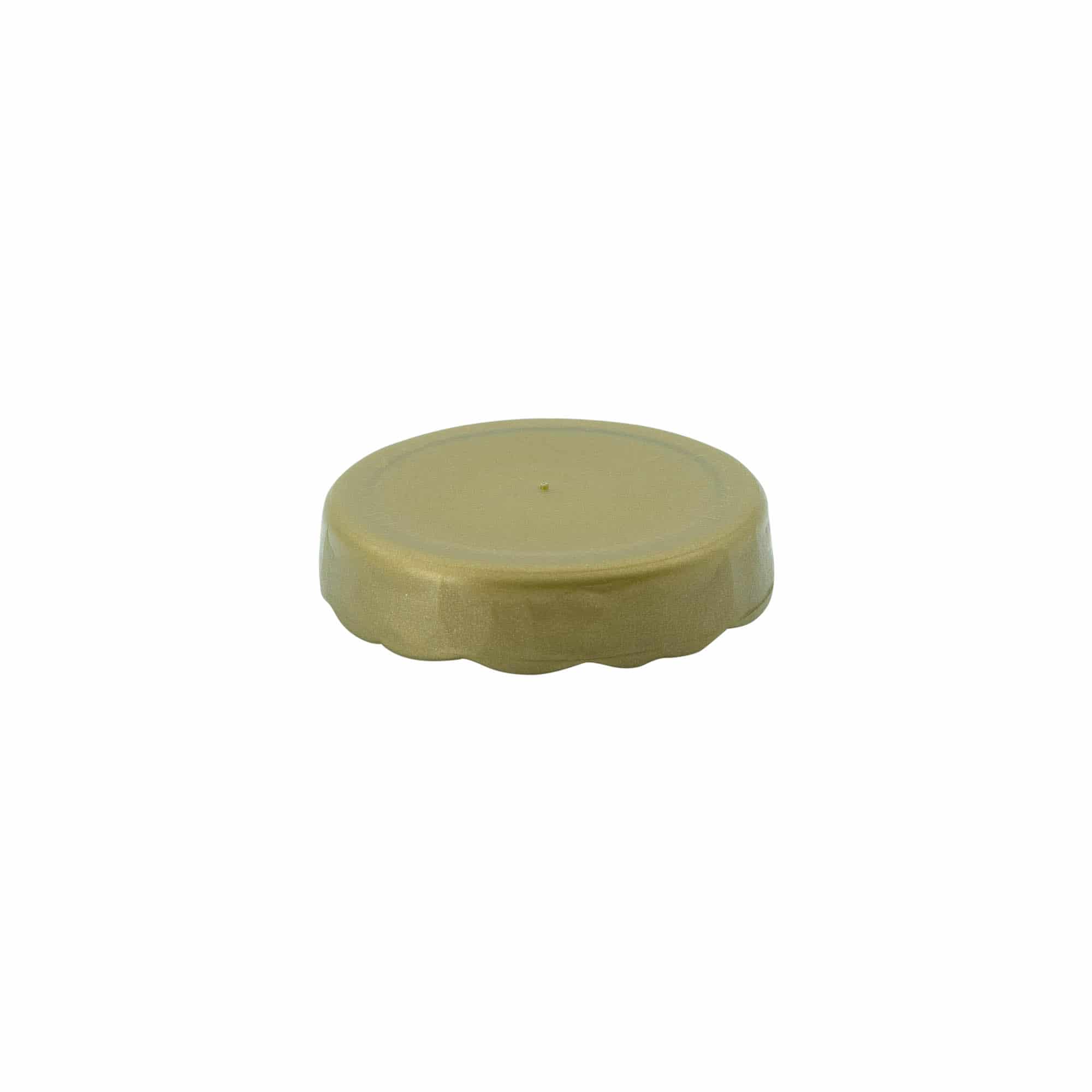 Pokrywka nasuwana do ceramicznego garnka z wąską szyjką, tworzywo HDPE, kolor złoty Pokrywka nasuwana do ceramicznego garnka z wąską szyjką, tworzywo HDPE, kolor złoty