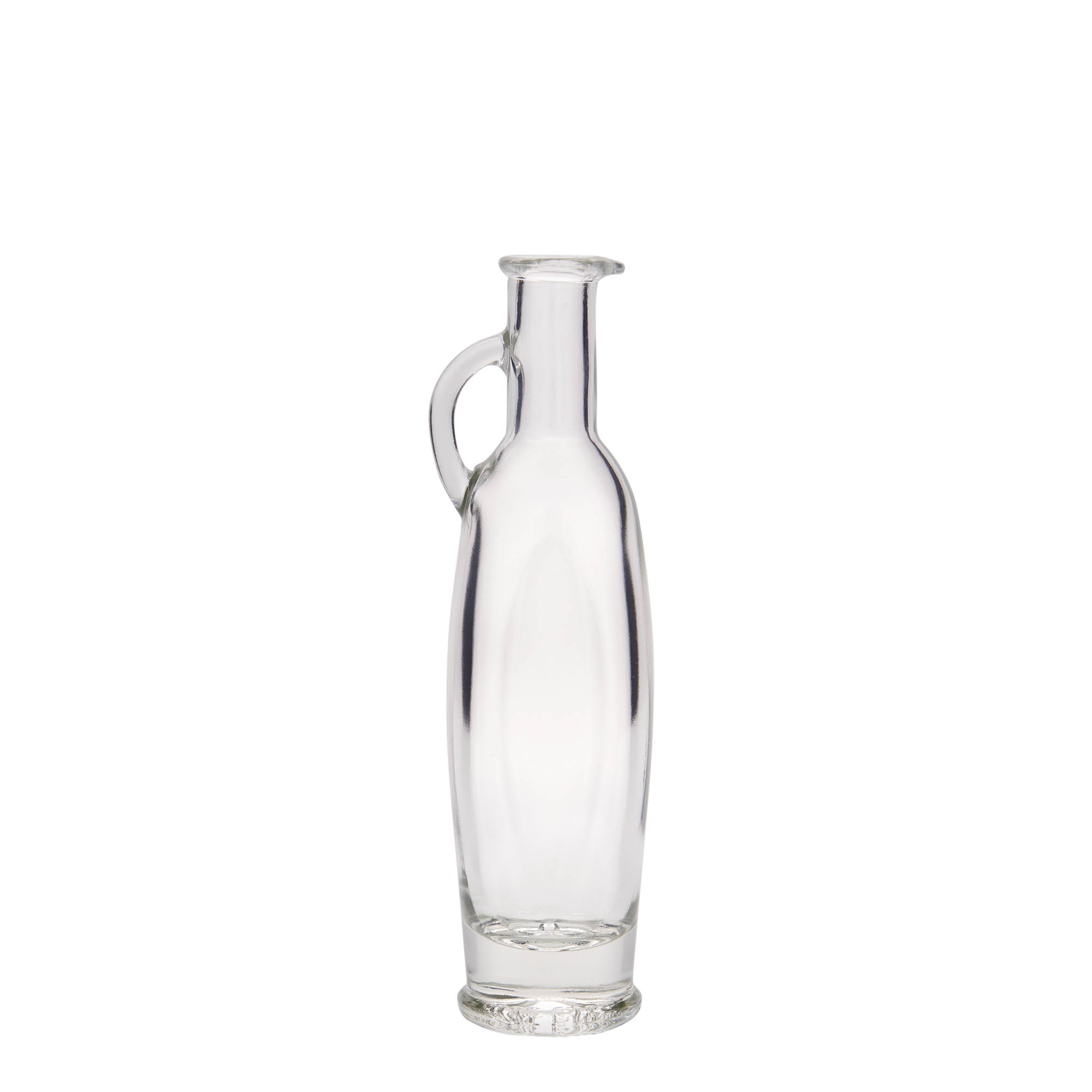 100 ml butelka szklana 'Eleganta', owalna, szyjka: korek