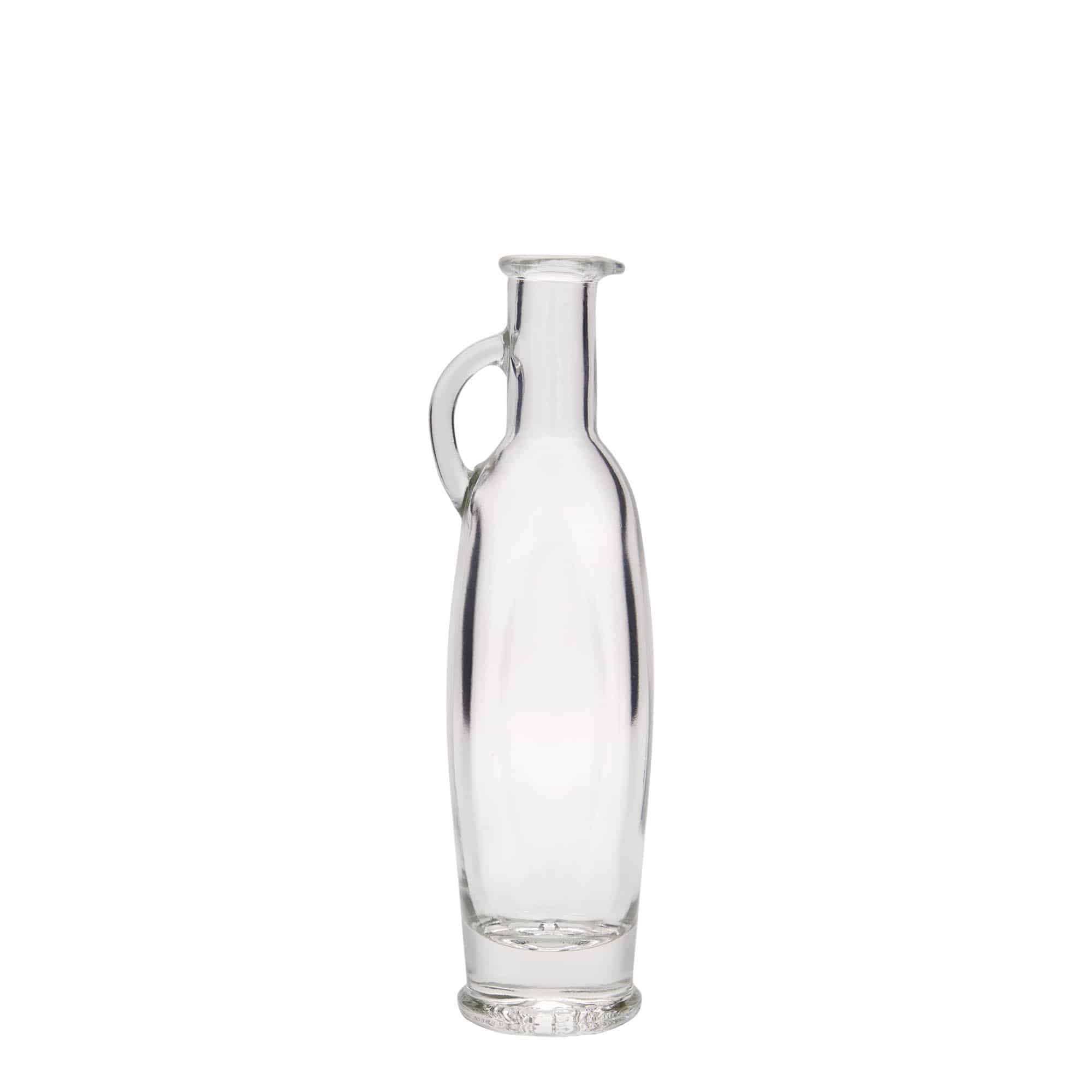 100 ml butelka szklana 'Eleganta', owalna, szyjka: korek