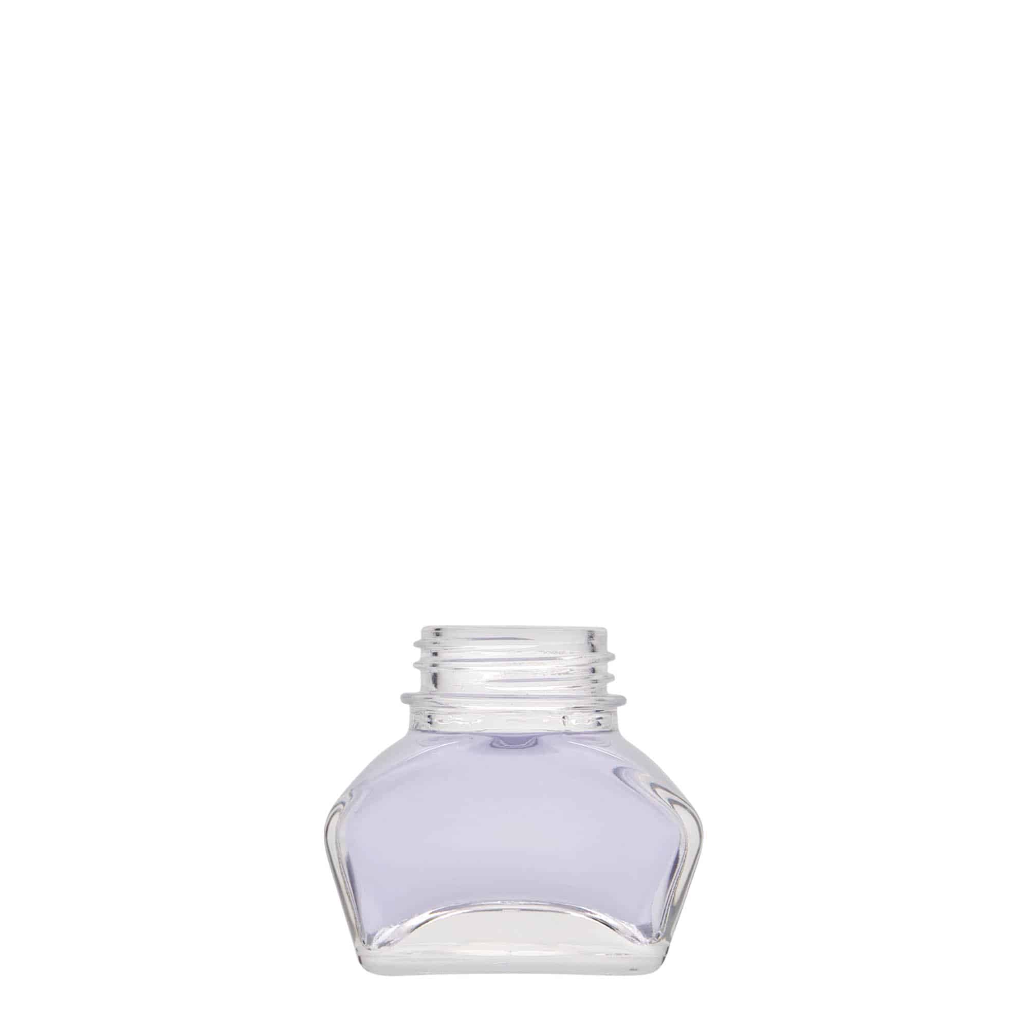 30 ml kałamarz, prostokątny, zamknięcie: zakrętka