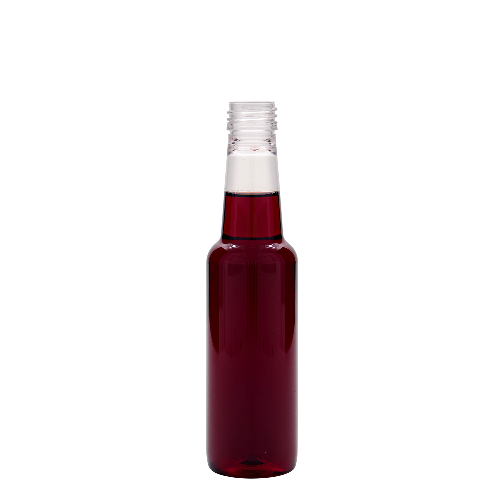 250 ml butelka PET „wino”, tworzywo sztuczne, szyjka: PP 28 250 ml butelka PET „wino”, tworzywo sztuczne, szyjka: PP 28