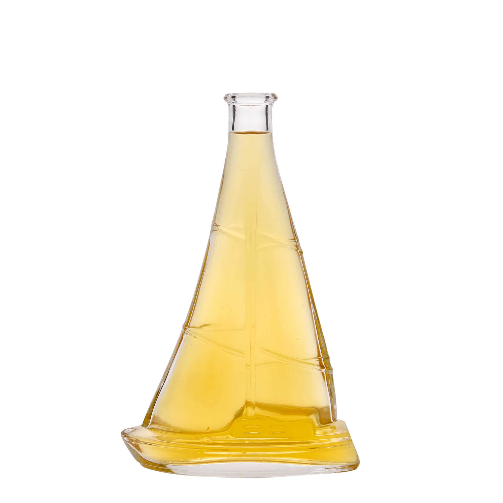 350 ml butelka szklana 'Żaglówka', zamknięcie: korek