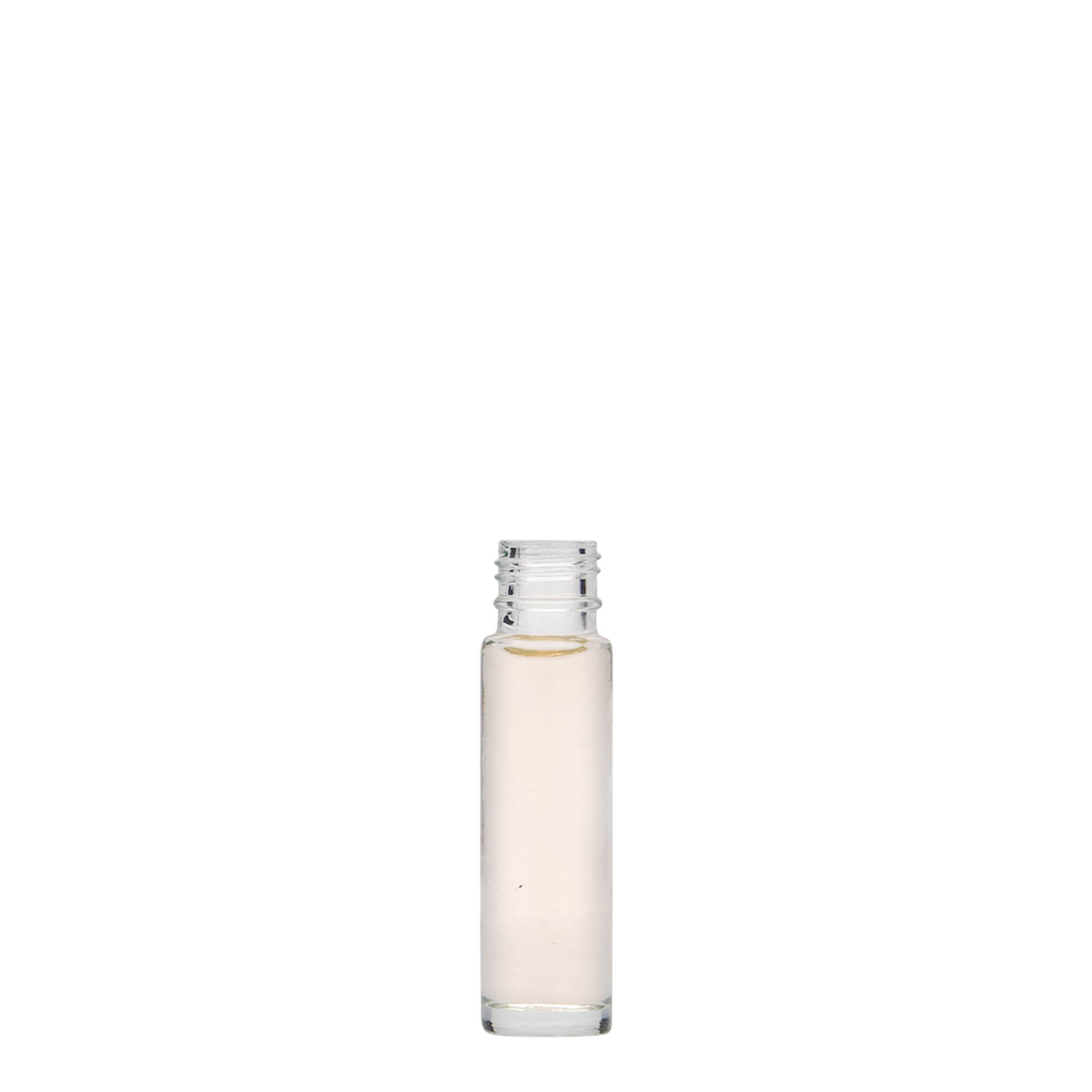 10 ml butelka roll-on, szkło, wylot: zakrętka na gwint 10 ml butelka roll-on, szkło, wylot: zakrętka na gwint