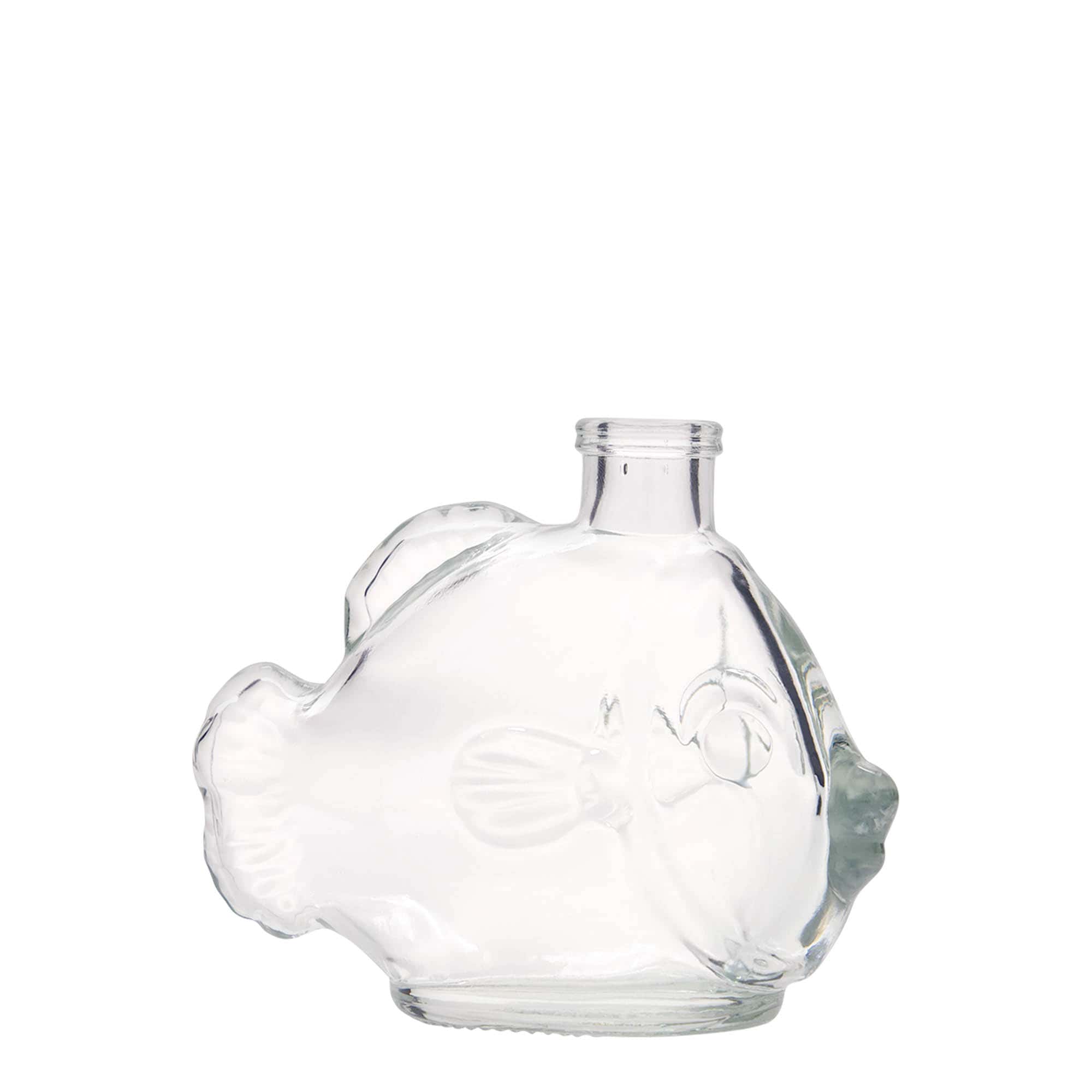 200 ml butelka szklana „Ryba”, korek w szyjce