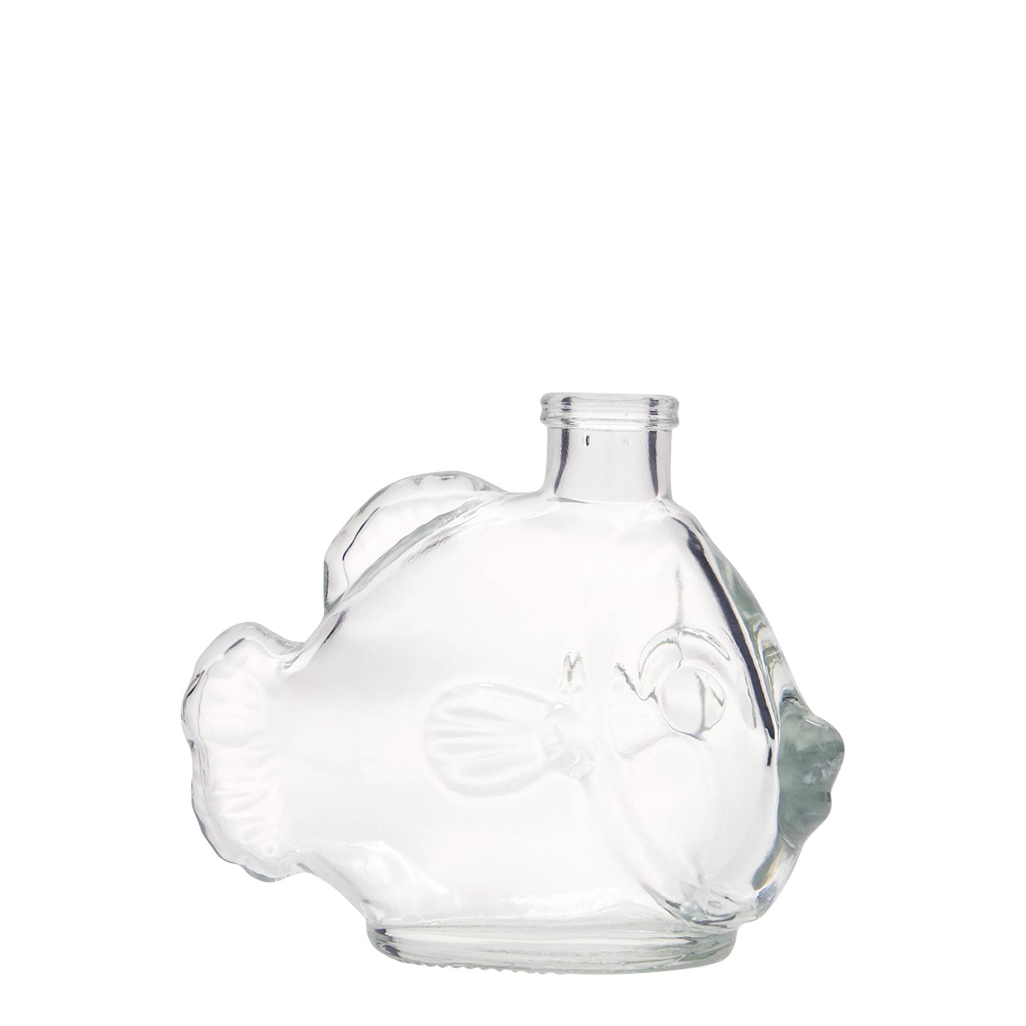 200 ml butelka szklana „Ryba”, korek w szyjce