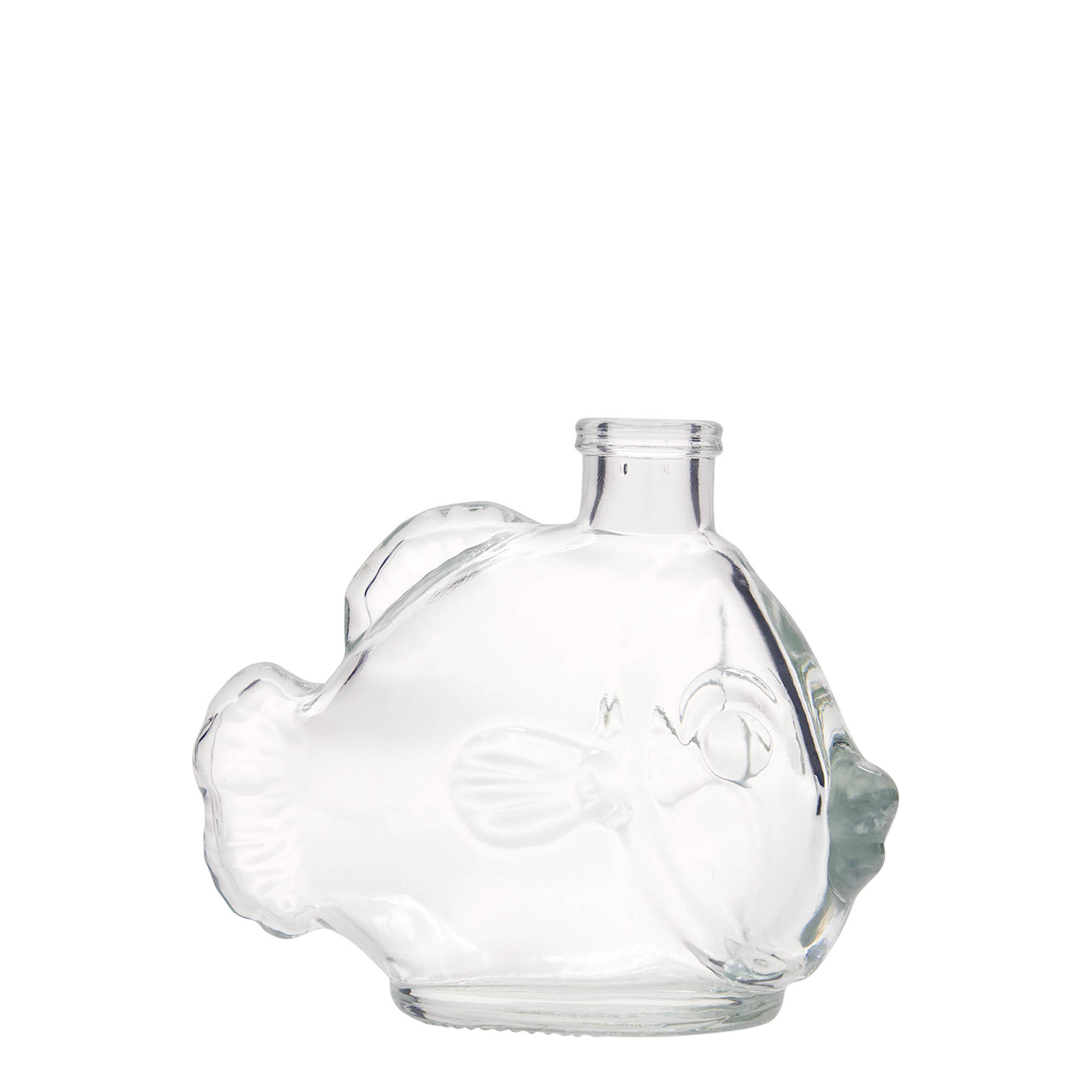 200 ml butelka szklana „Ryba”, korek w szyjce