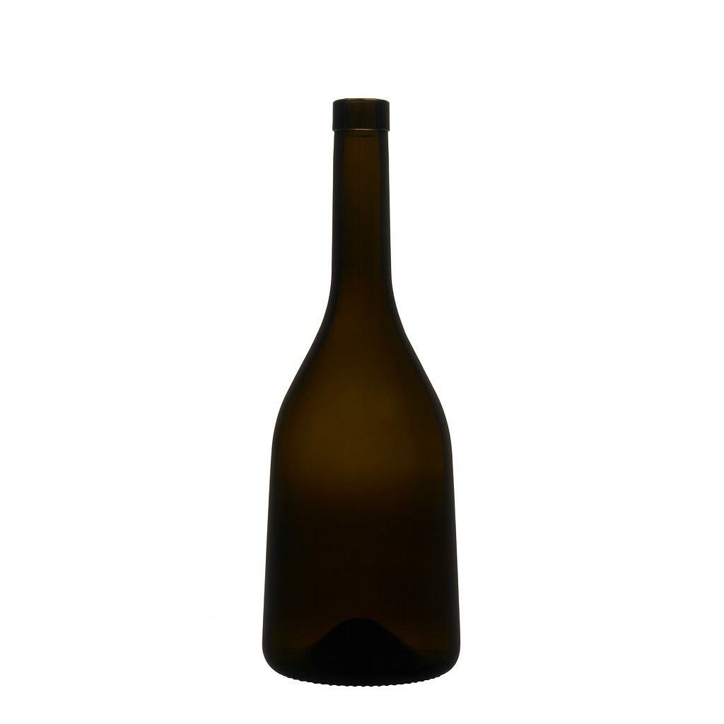 750 ml butelka szklana 'Rustica', antyczny zielony, szyjka: korek 750 ml butelka szklana 'Rustica', antyczny zielony, szyjka: korek