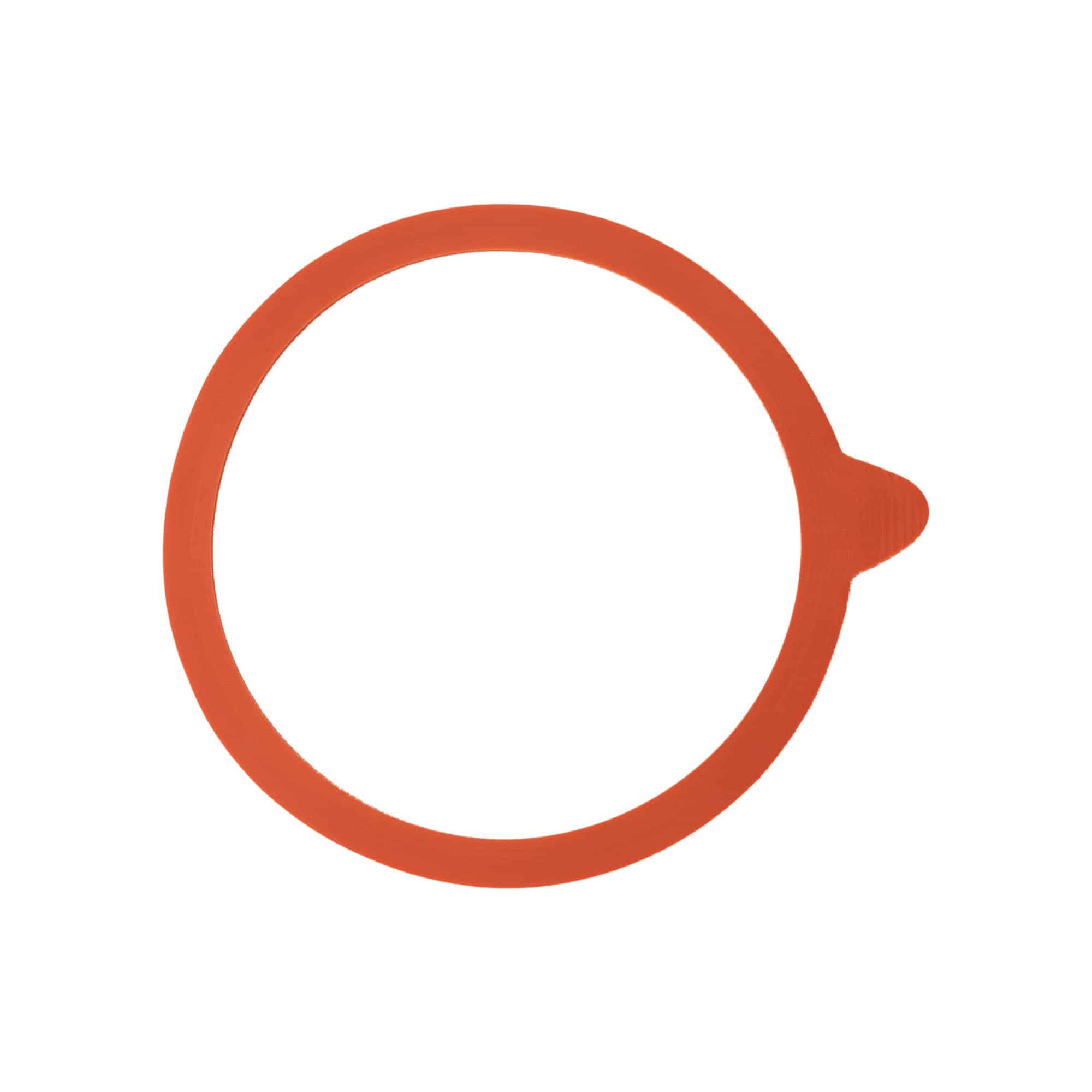 Pierścień do wekowania WECK RR100 #, czerwony, wylot: krawędź okrągła