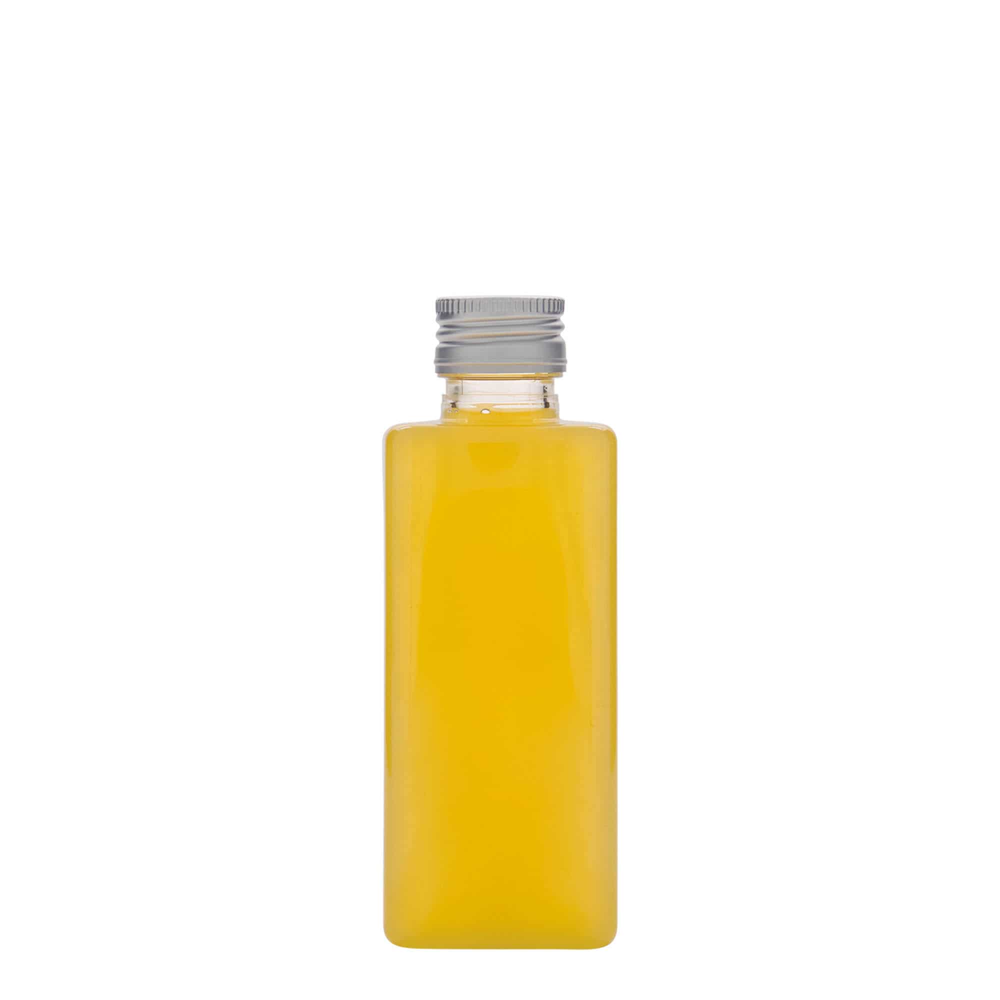 250 ml butelka PET 'Karl', kwadratowa, tworzywo sztuczne, zamknięcie: PP 28
