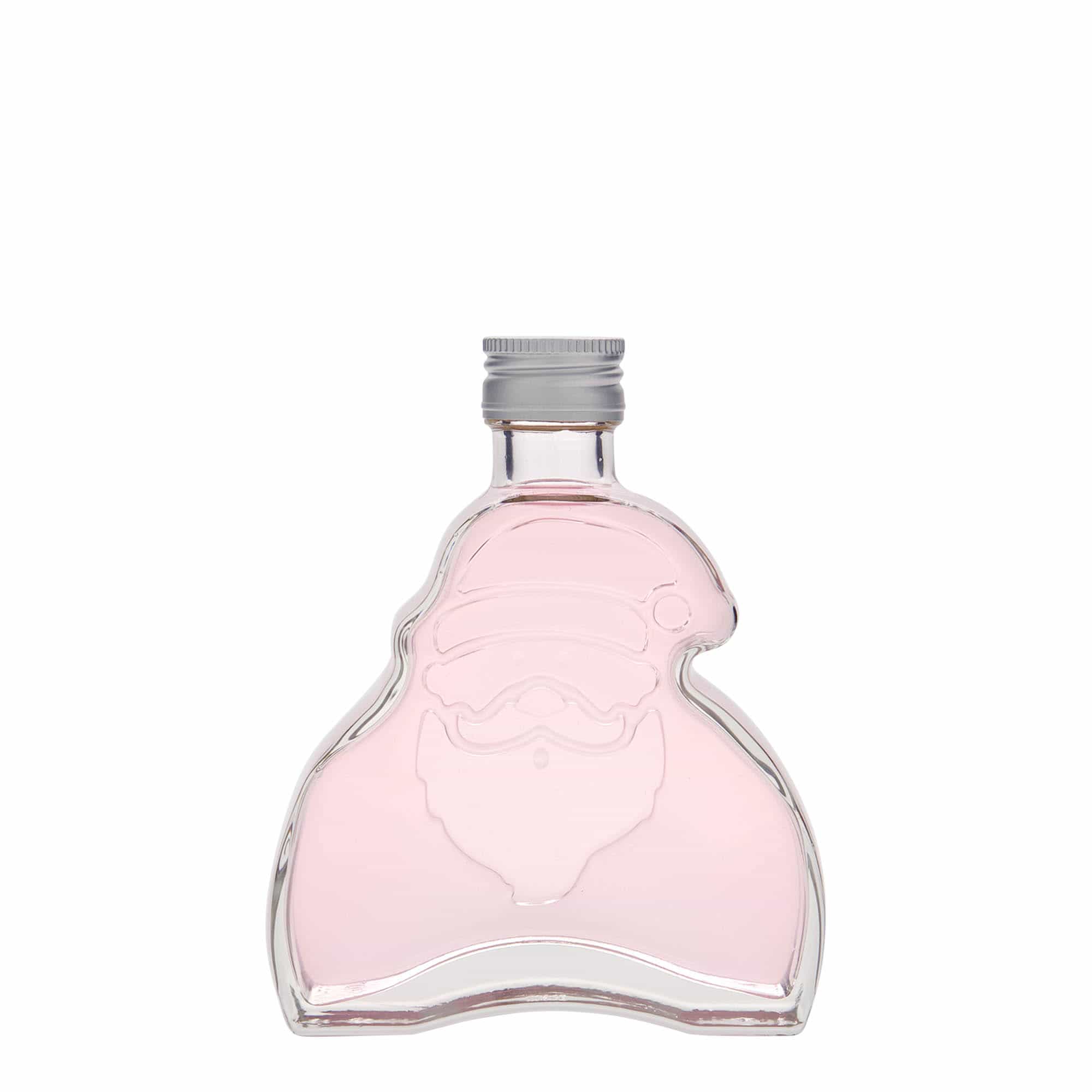 200 ml butelka szklana 'Santa Claus', zamknięcie: PP 28
