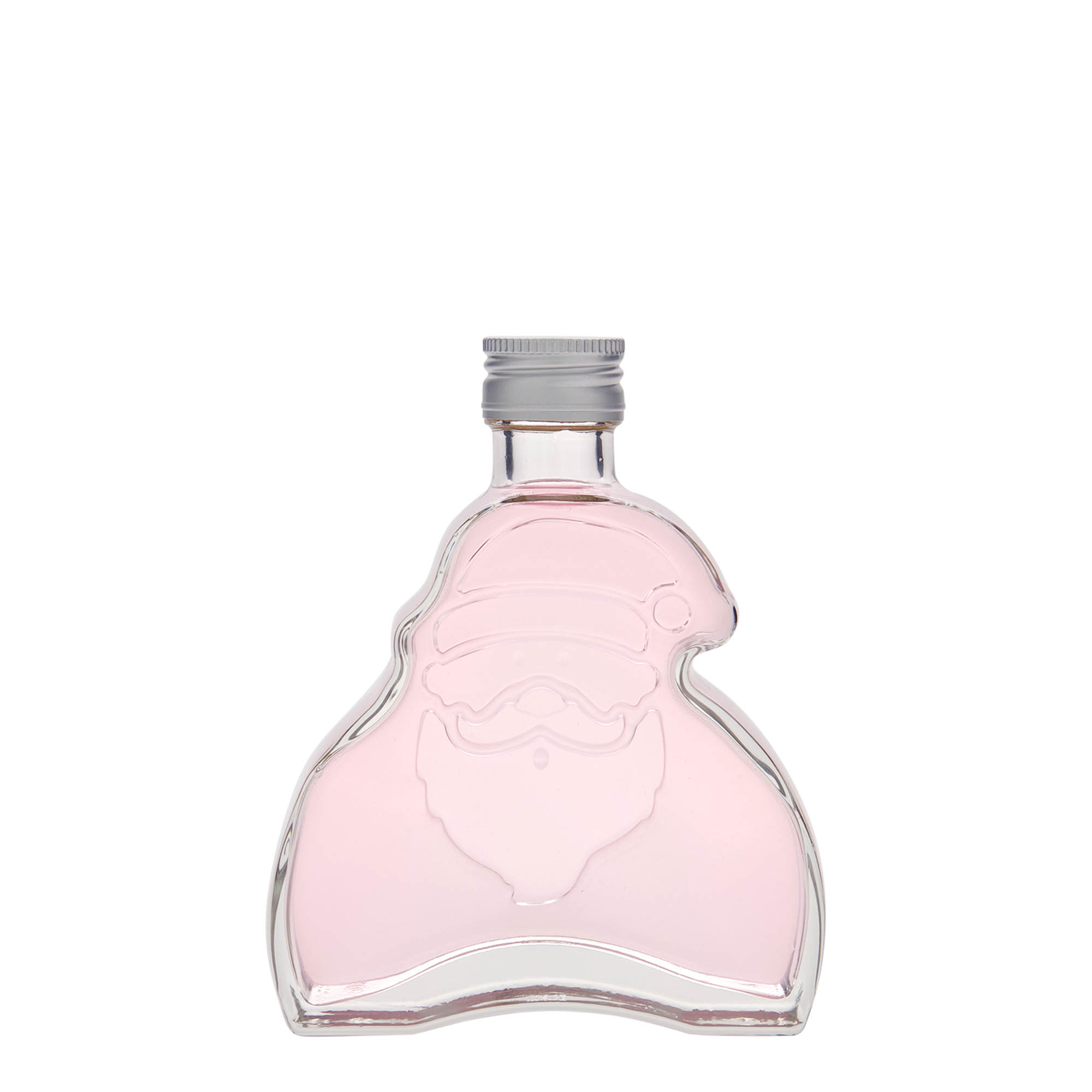Butelka szklana 200 ml „Santa Claus”, gwint: PP 28 Butelka szklana 200 ml „Santa Claus”, gwint: PP 28