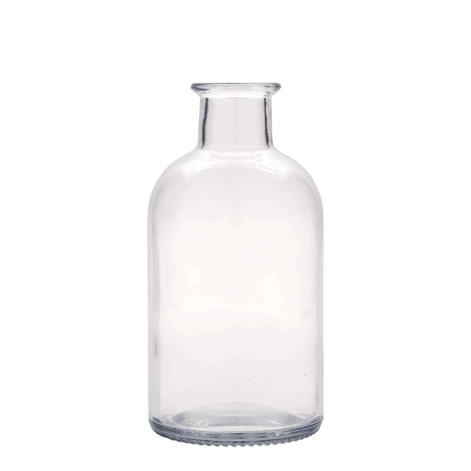 250 ml butelka szklana 'Eleganta', owalna, zamknięcie: korek