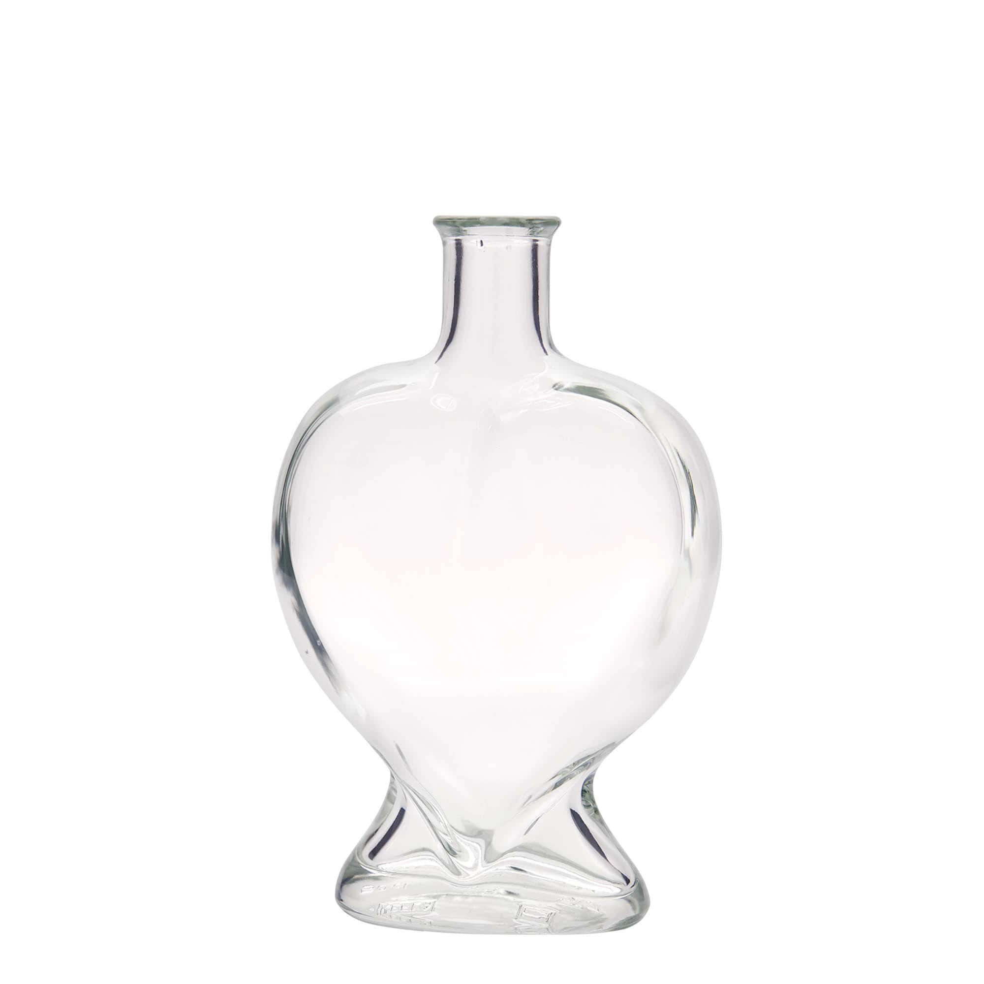 500 ml butelka szklana „Serce”, wylot: korek 500 ml butelka szklana „Serce”, wylot: korek
