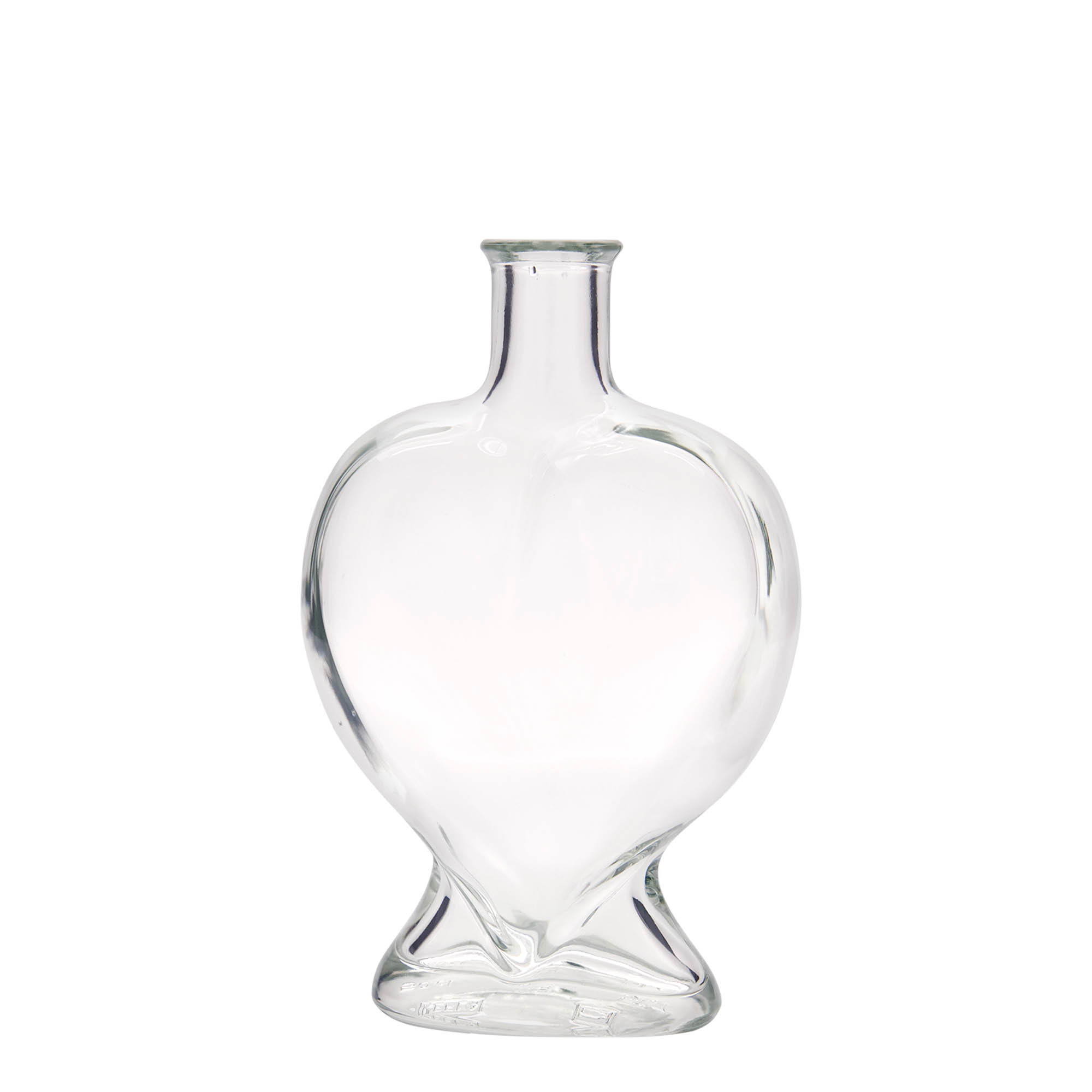 500 ml butelka szklana „Serce”, wylot: korek 500 ml butelka szklana „Serce”, wylot: korek