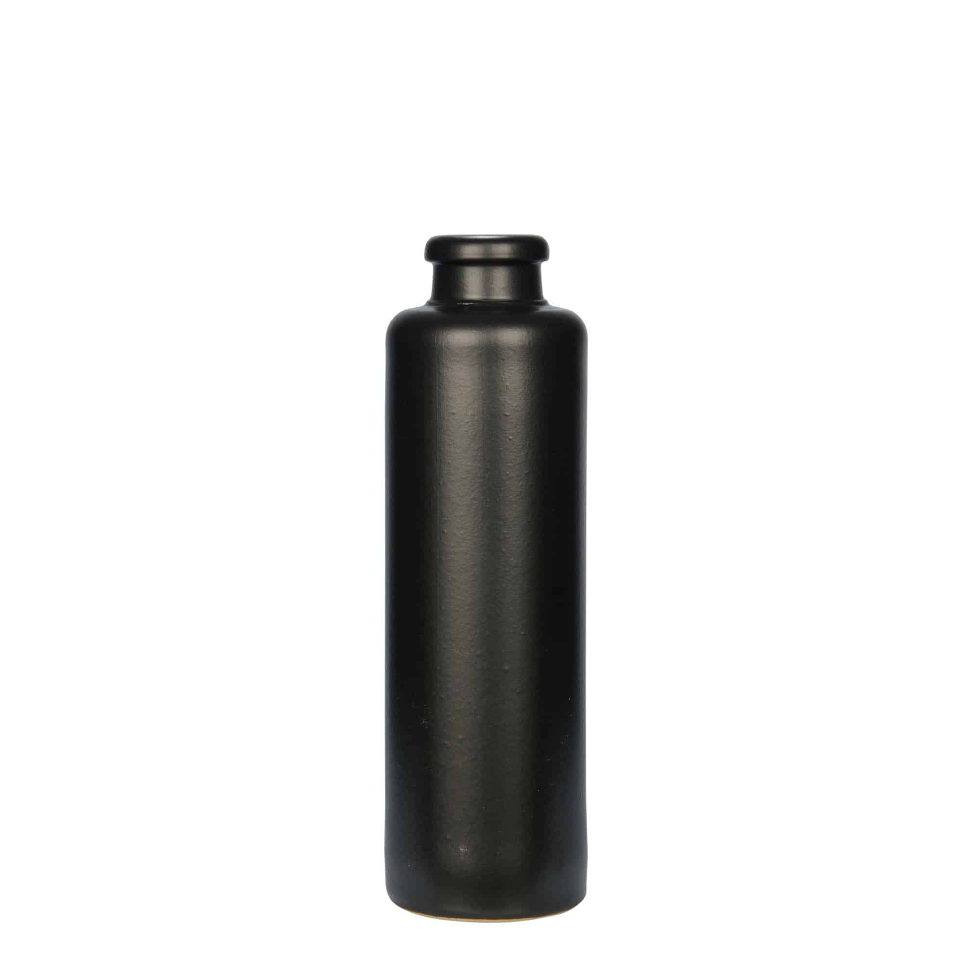 200 ml gliniany dzbanek, kamionka, kolor czarny, zamknięcie: korek 200 ml gliniany dzbanek, kamionka, kolor czarny, zamknięcie: korek