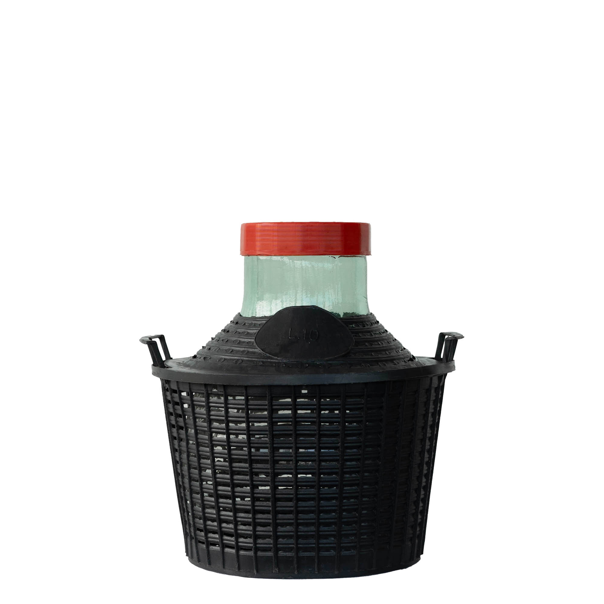 10 l butla balonowa szerokootworowa, szkło, wylot: zakręcana zatyczka